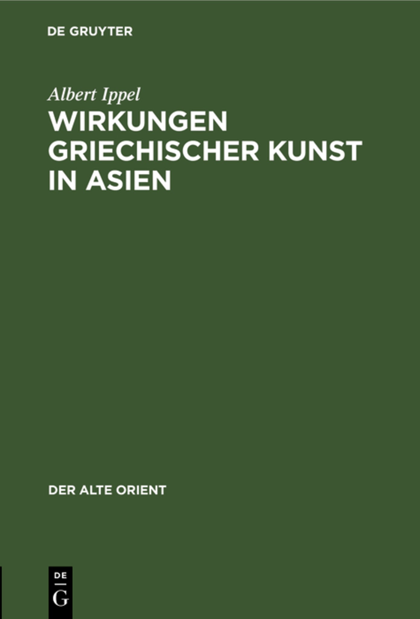 Wirkungen griechischer Kunst in Asien