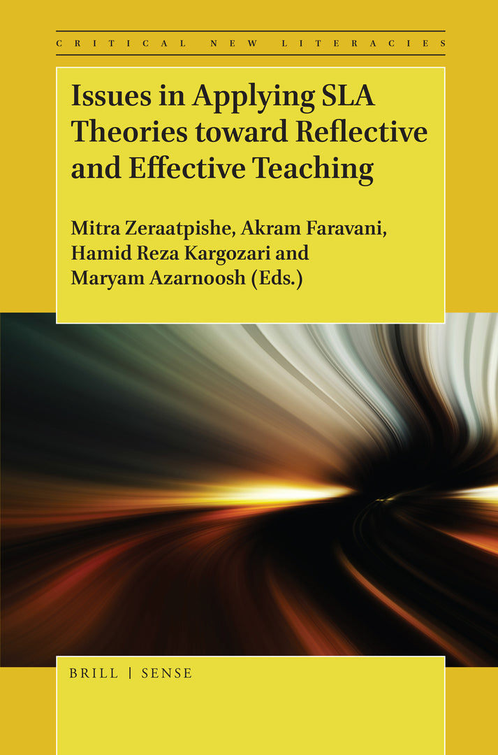 Cover image for Issues in Applying SLA Theories toward Reflective and Effective Teaching ISBN 9789004380875