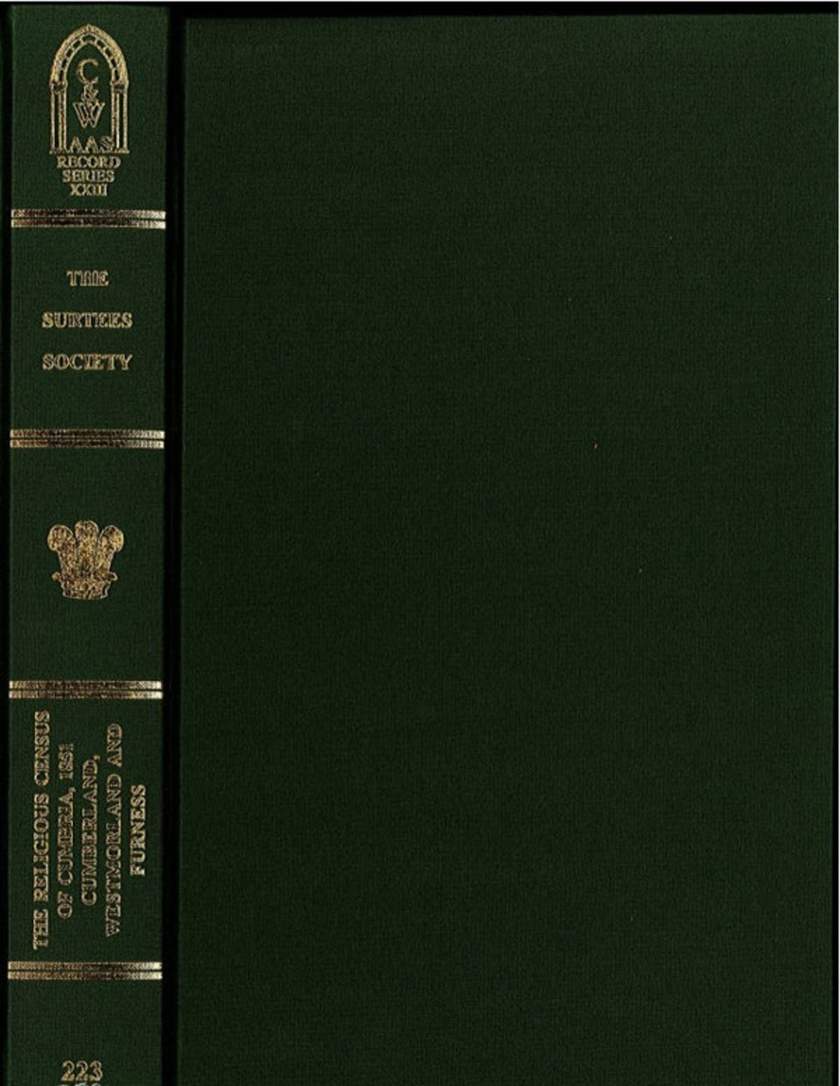The Religious Census of Cumbria, 1851