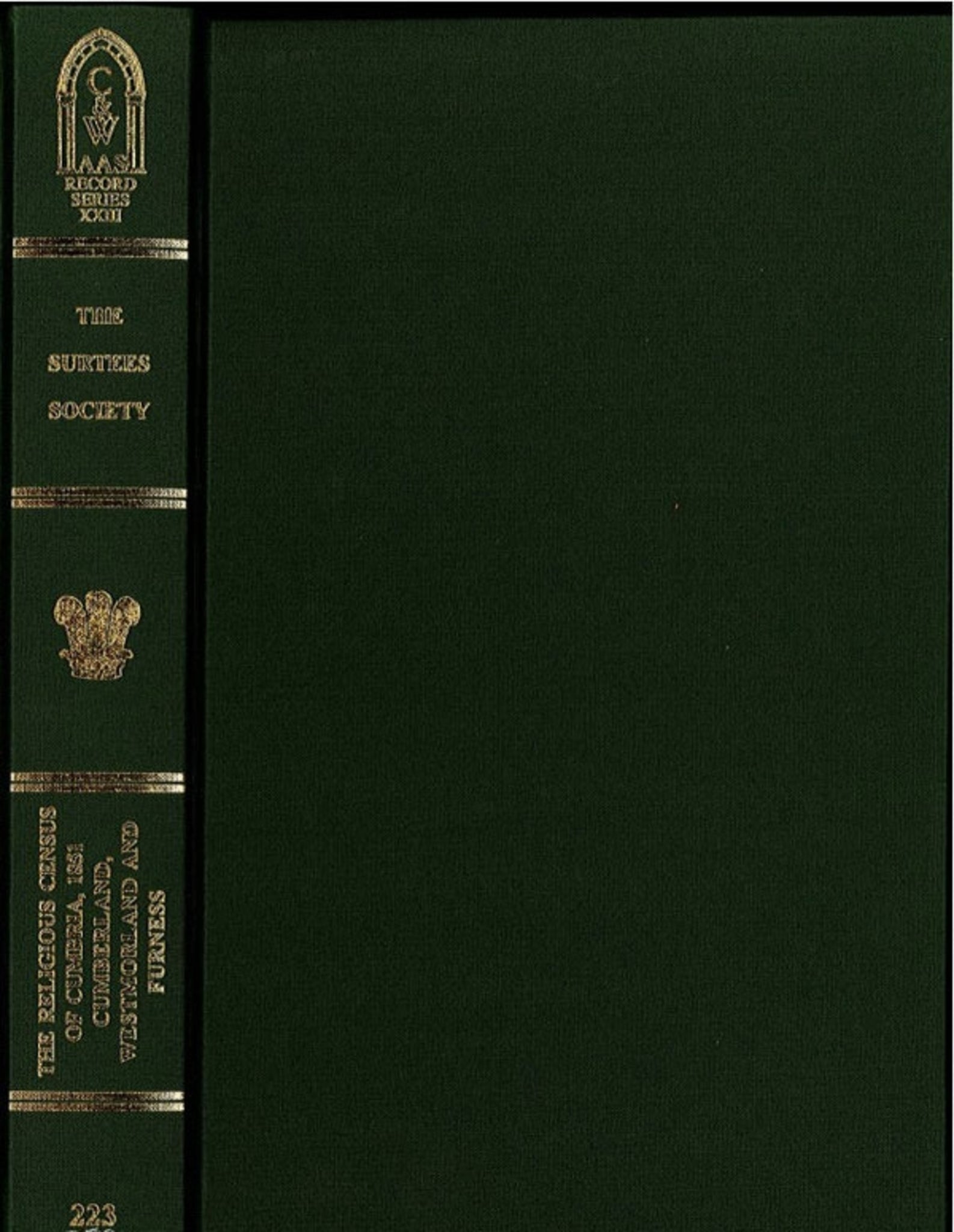 The Religious Census of Cumbria, 1851