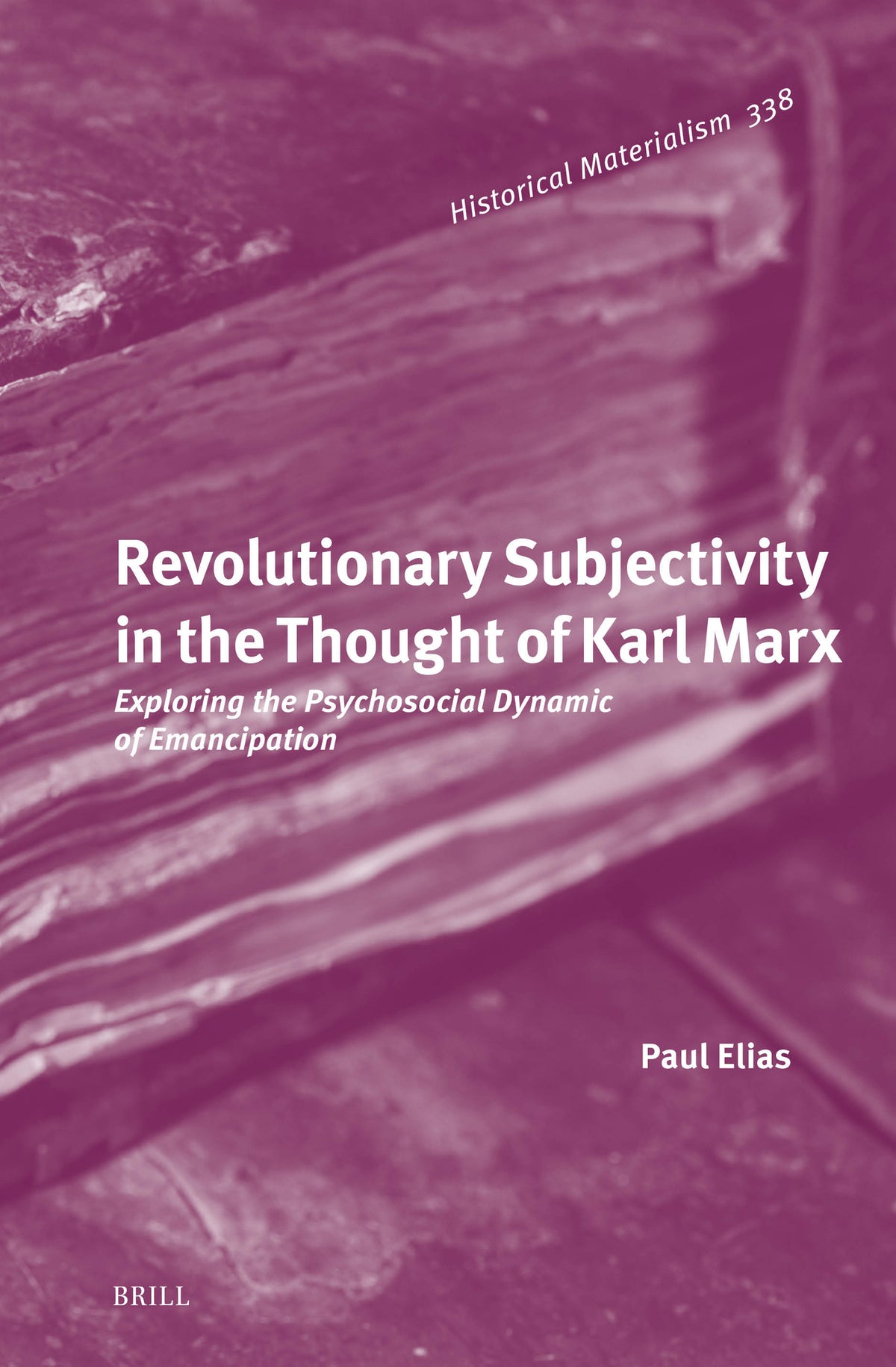 Cover image for Revolutionary Subjectivity in the Thought of Karl Marx ISBN 9789004714335