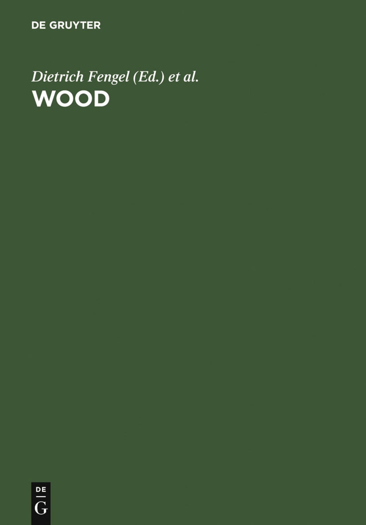 Cover image for Wood ISBN 9783110084818