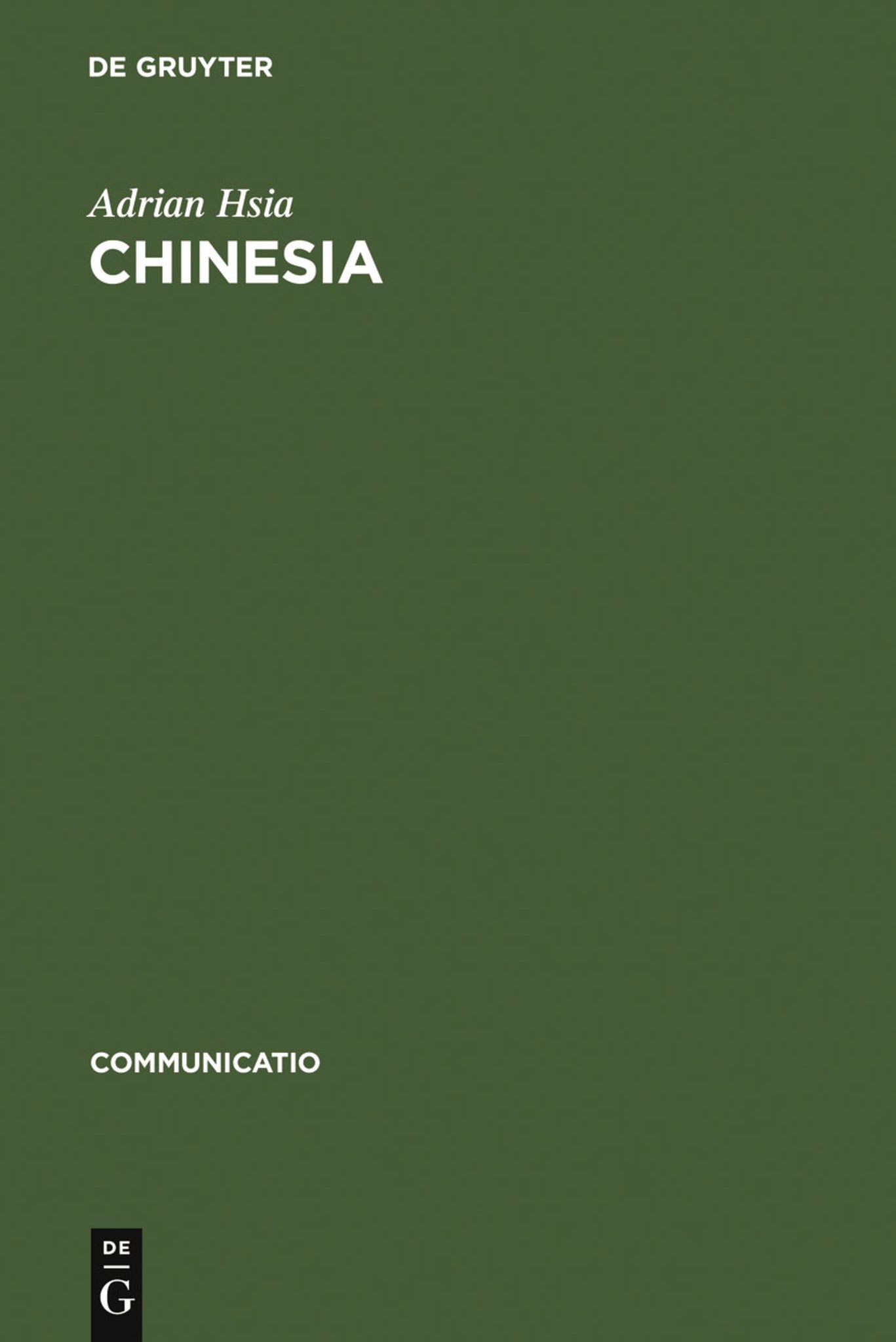 Cover image for Chinesia ISBN 9783484630161