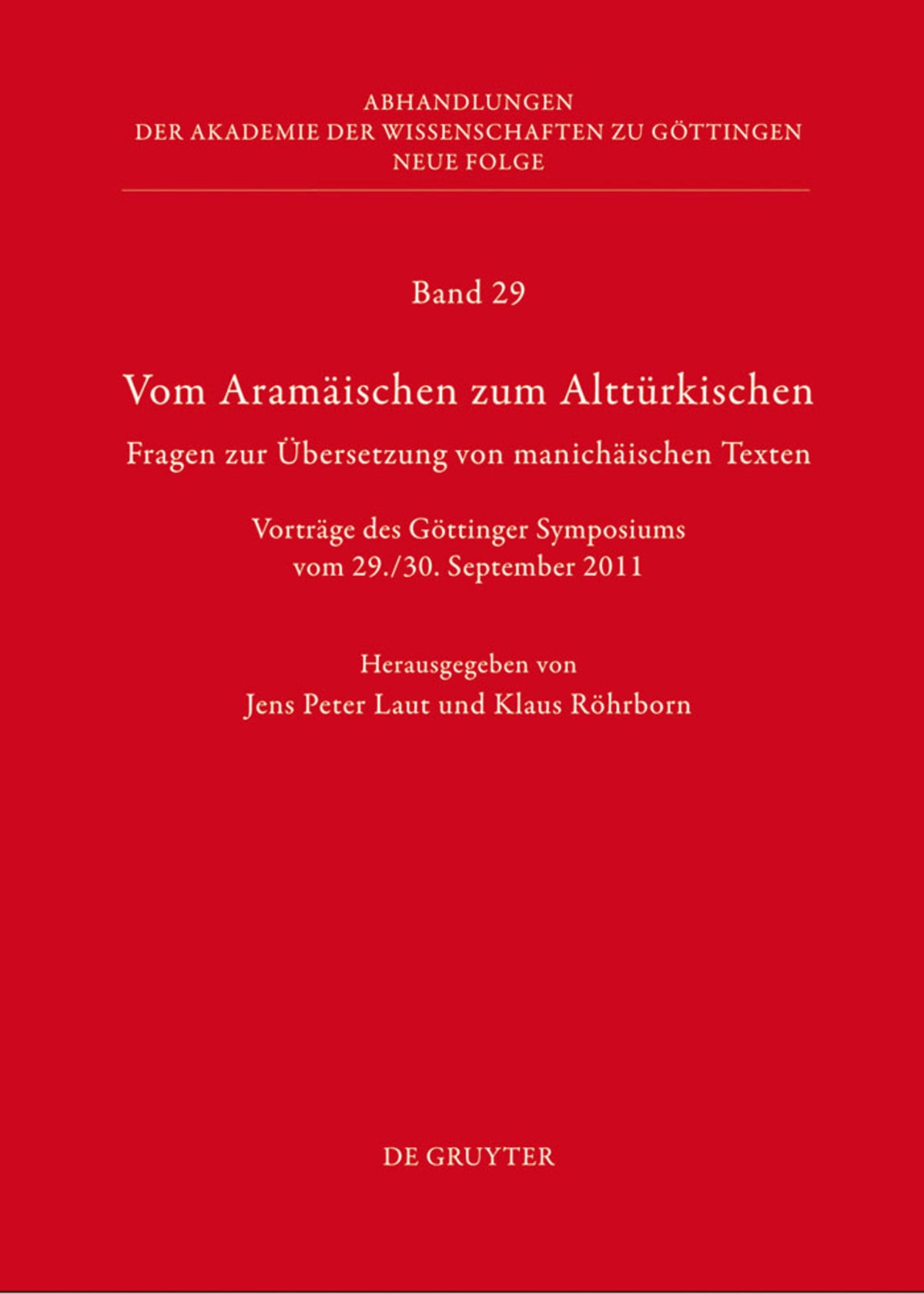 Vom Aramäischen zum Alttürkischen