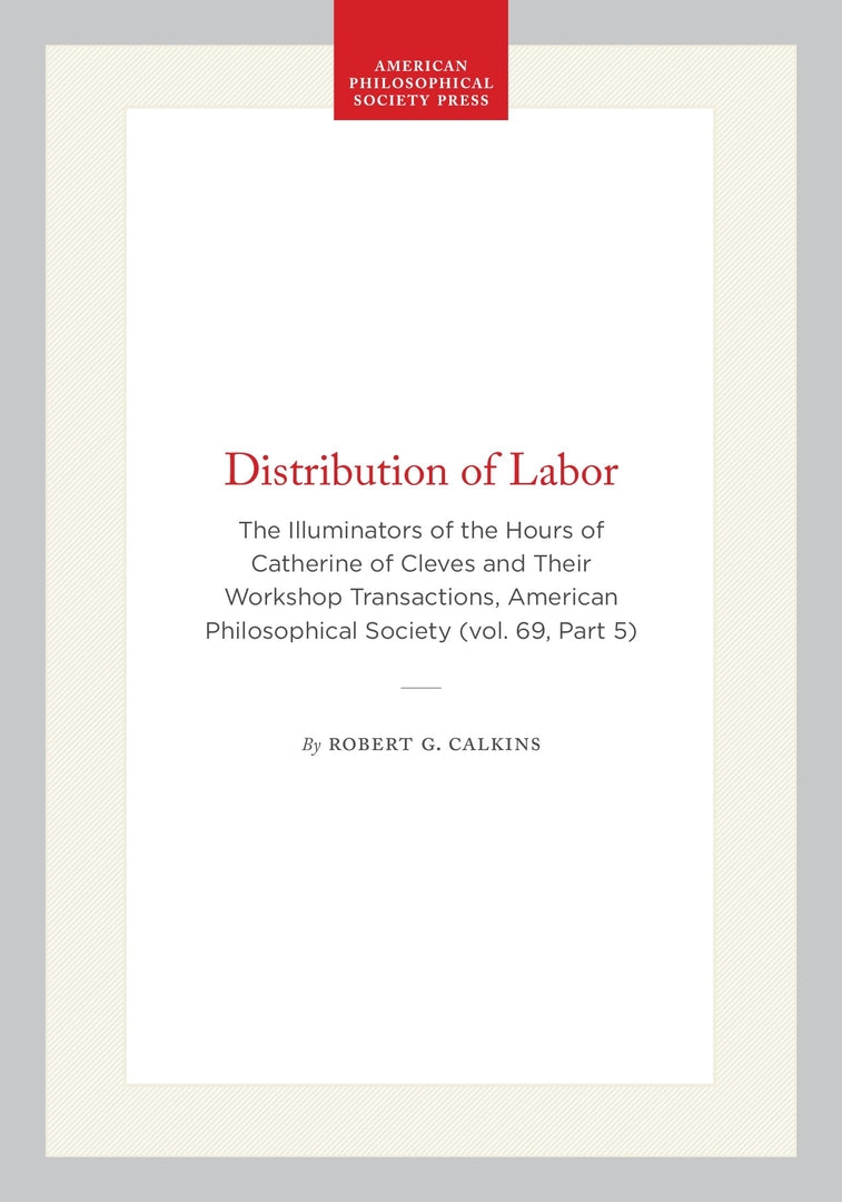 Cover image for Distribution of Labor ISBN 9781422374979