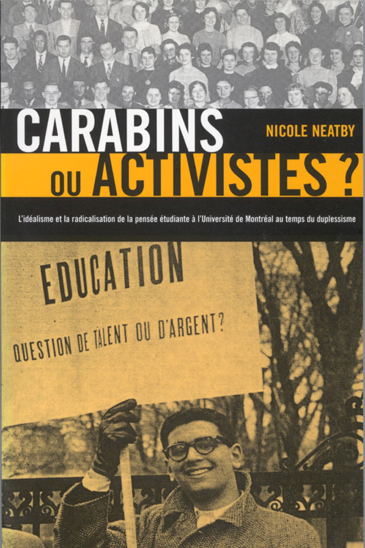 Cover image for Carabins ou activistes? ISBN 9780773567726