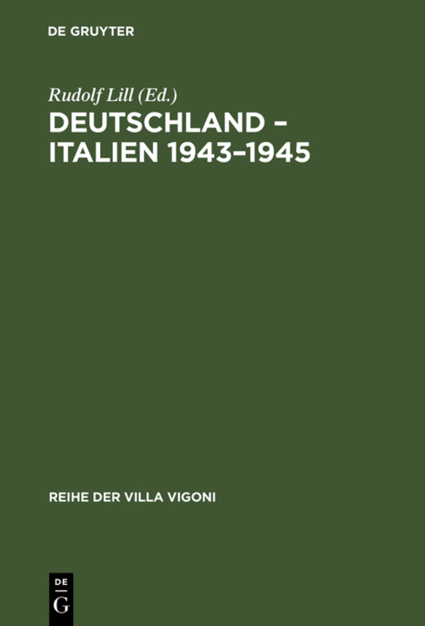 Deutschland – Italien 1943–1945
