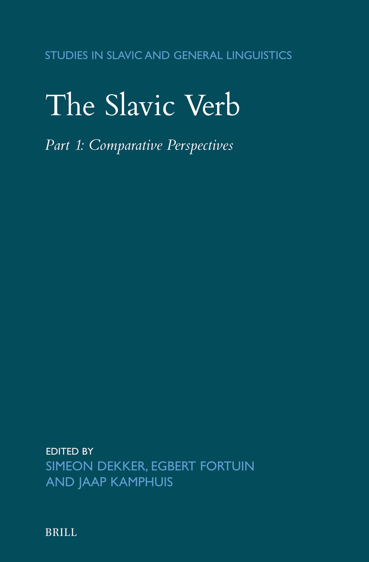 Cover image for The Slavic Verb ISBN 9789004731592
