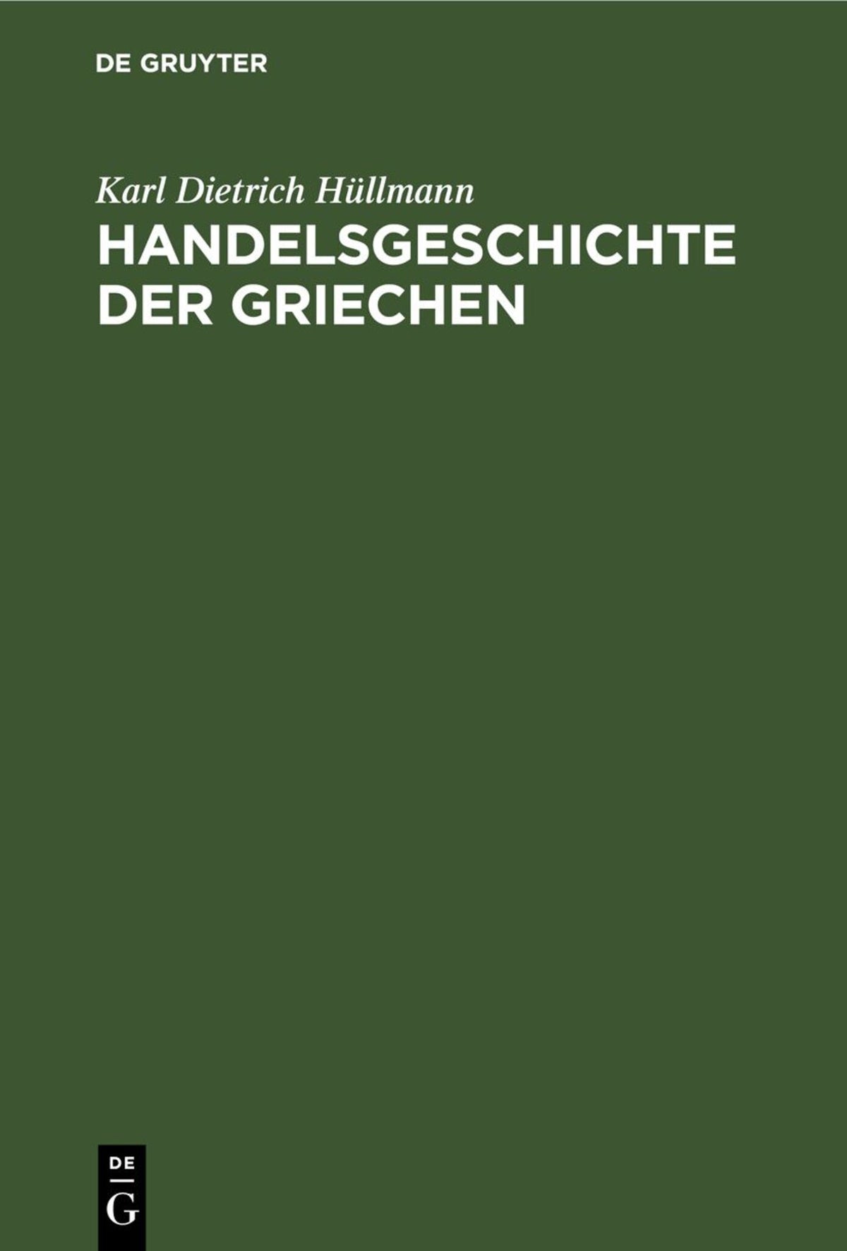 Handelsgeschichte der Griechen