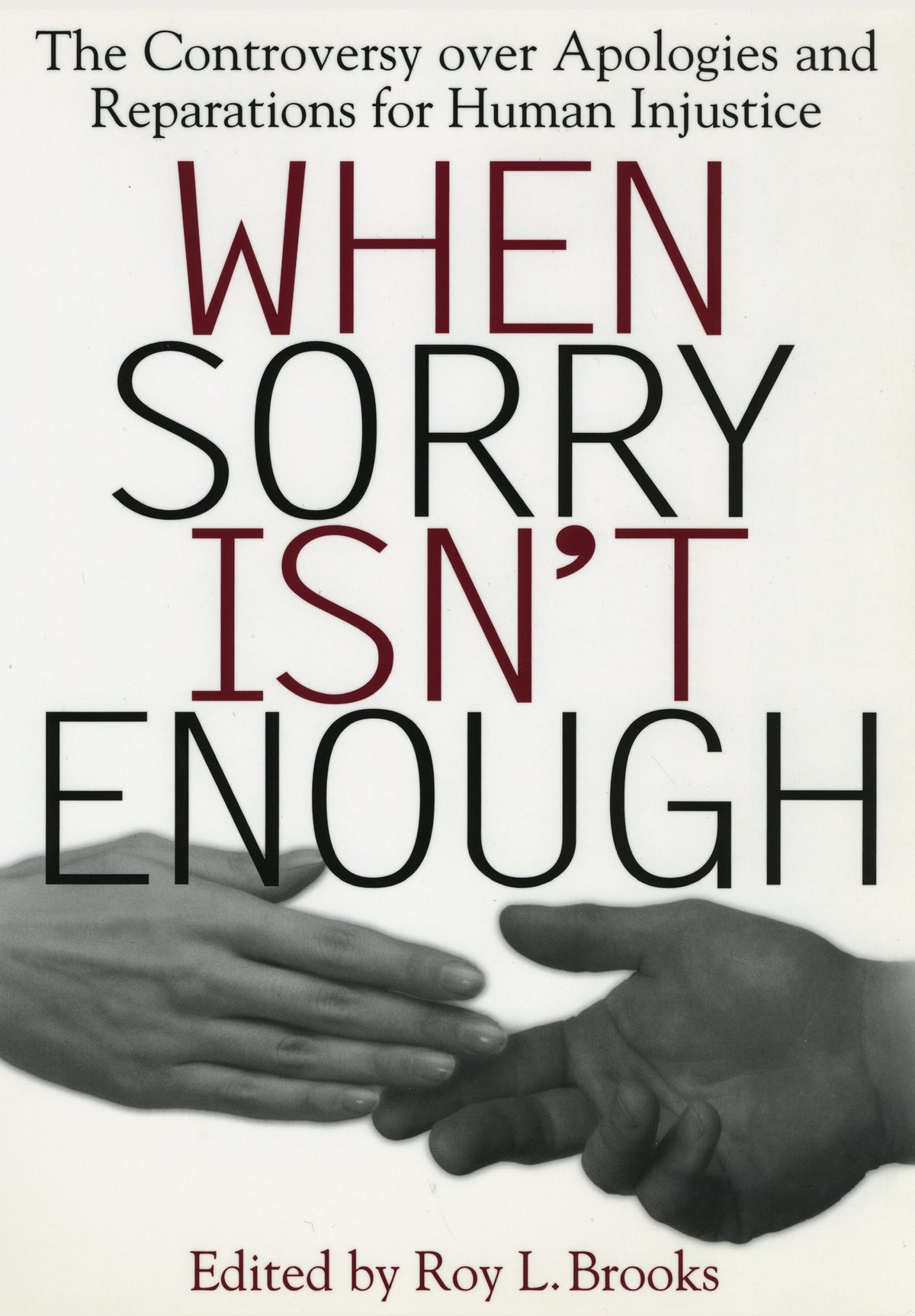 Cover image for When Sorry Isn't Enough ISBN 9780814713327