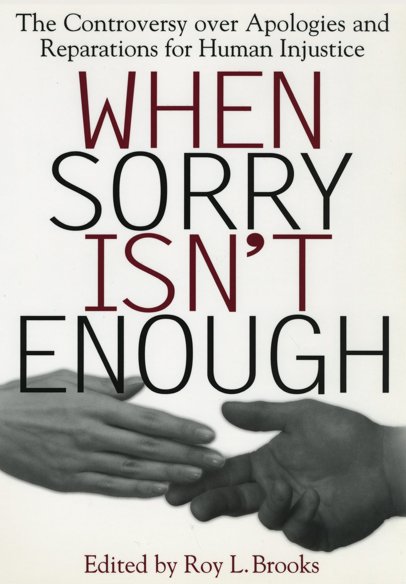 Cover image for When Sorry Isn't Enough ISBN 9780814713327