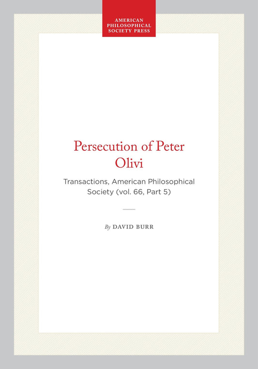 Persecution of Peter Olivi
