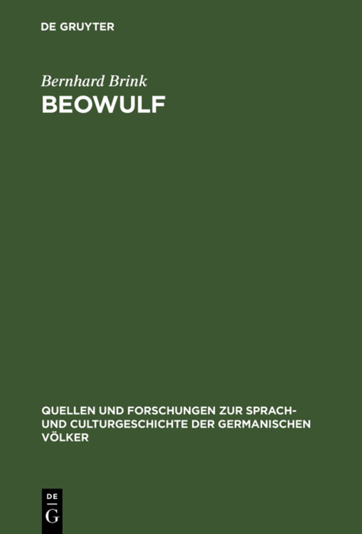 Cover image for Beowulf ISBN 9783110994179