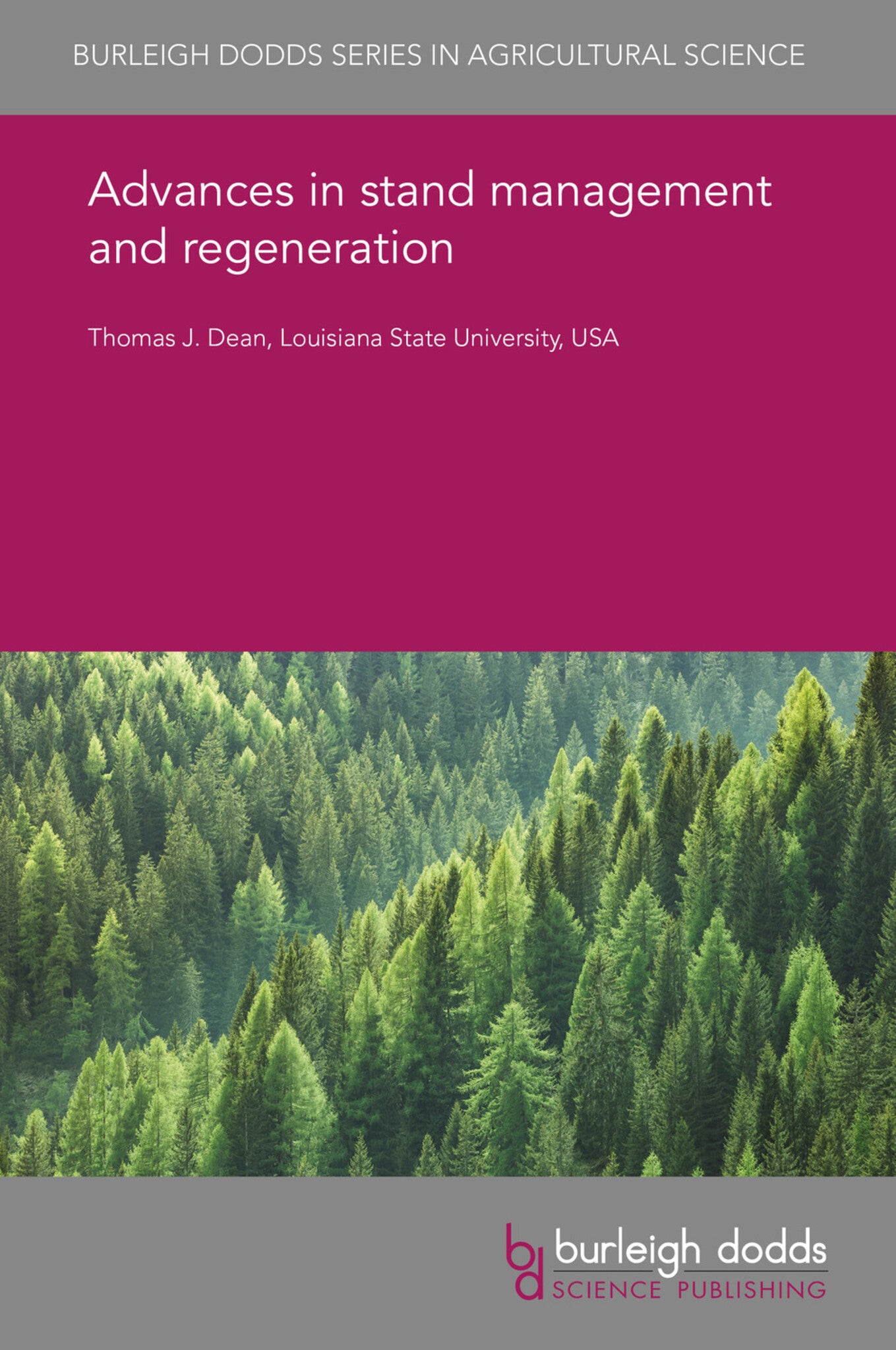Cover image for Advances in stand management and regeneration ISBN 9781786765031