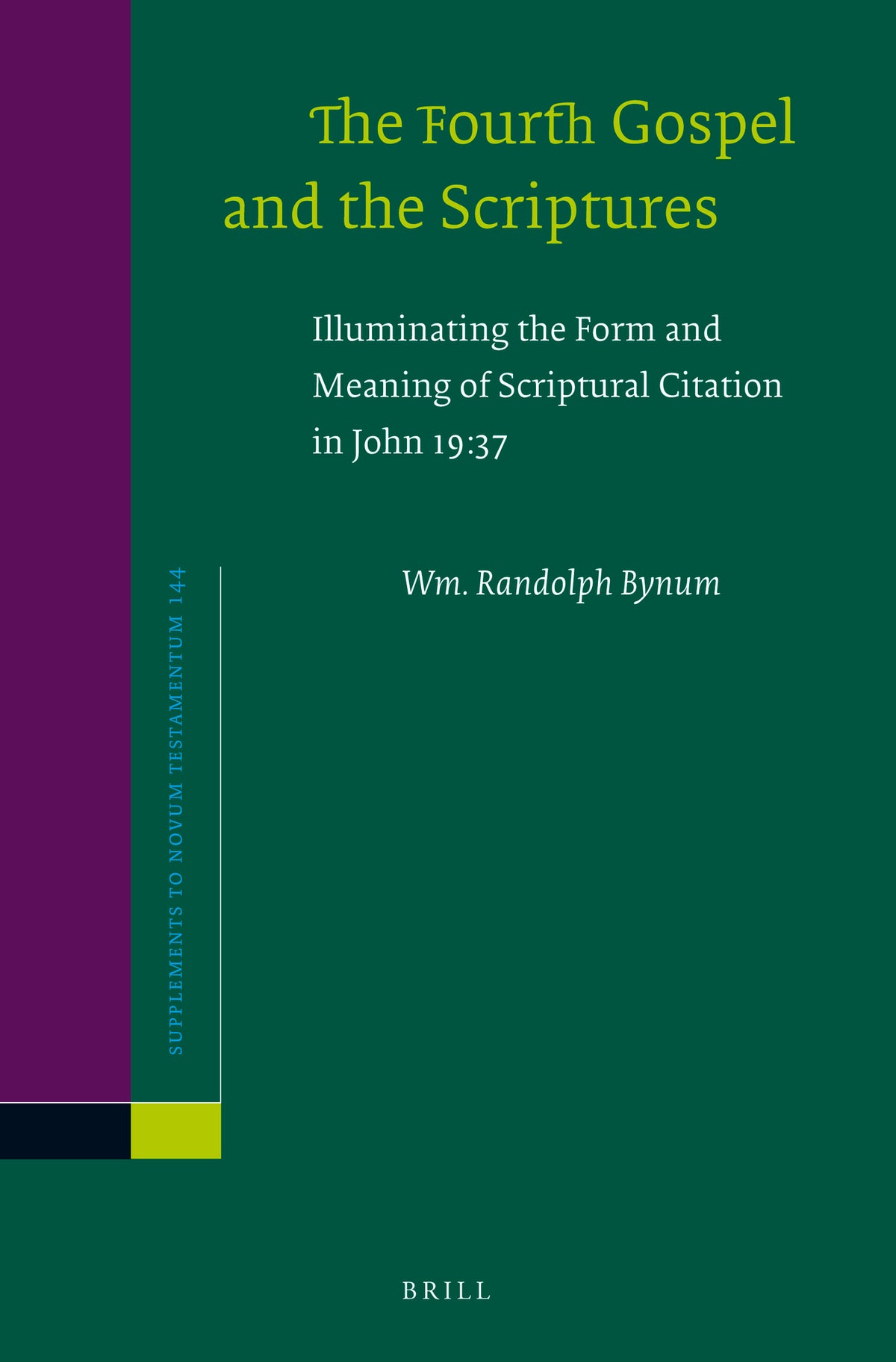 The Fourth Gospel and the Scriptures