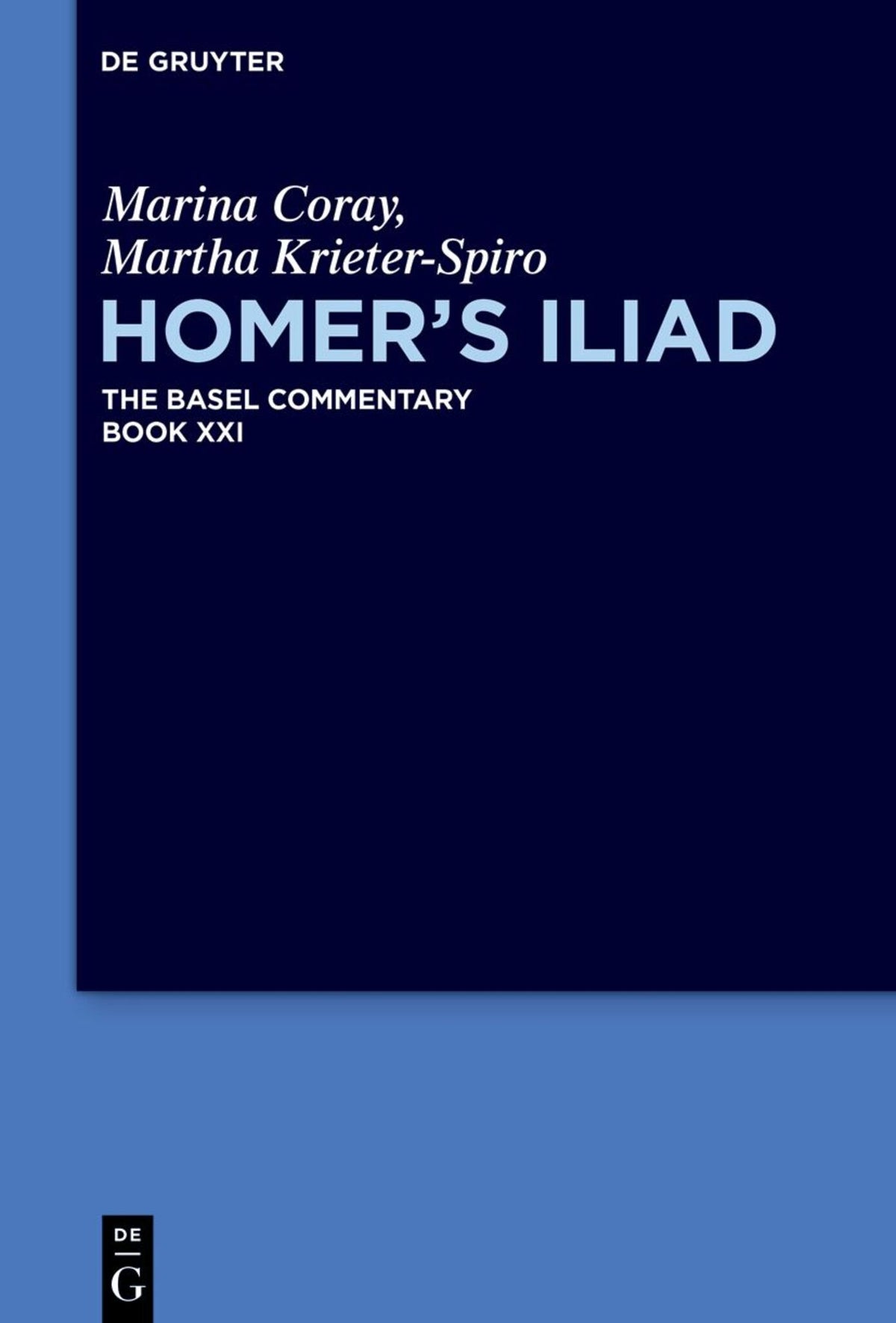 Cover image for Homer’s Iliad ISBN 9783111090856