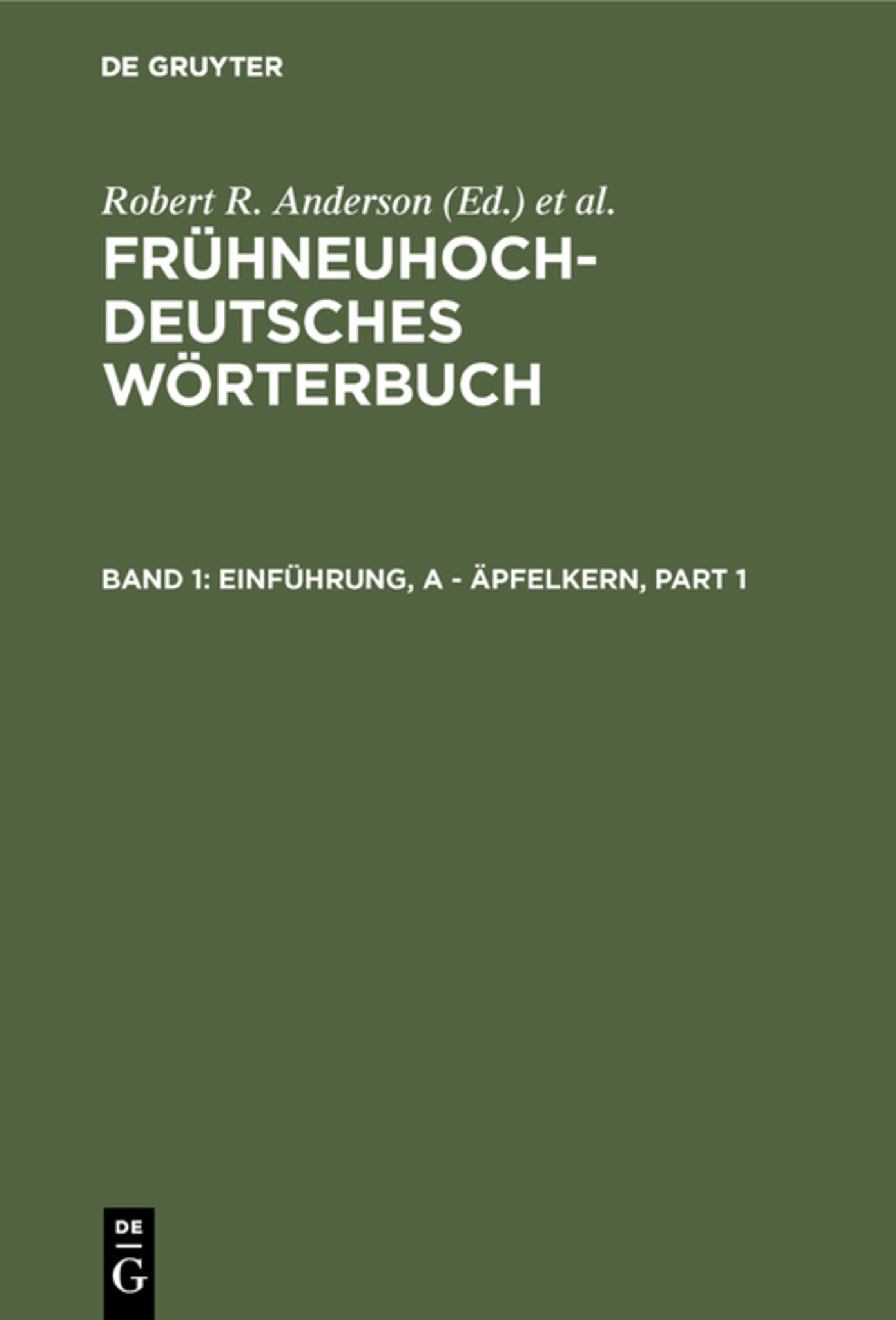 Einführung, a - äpfelkern