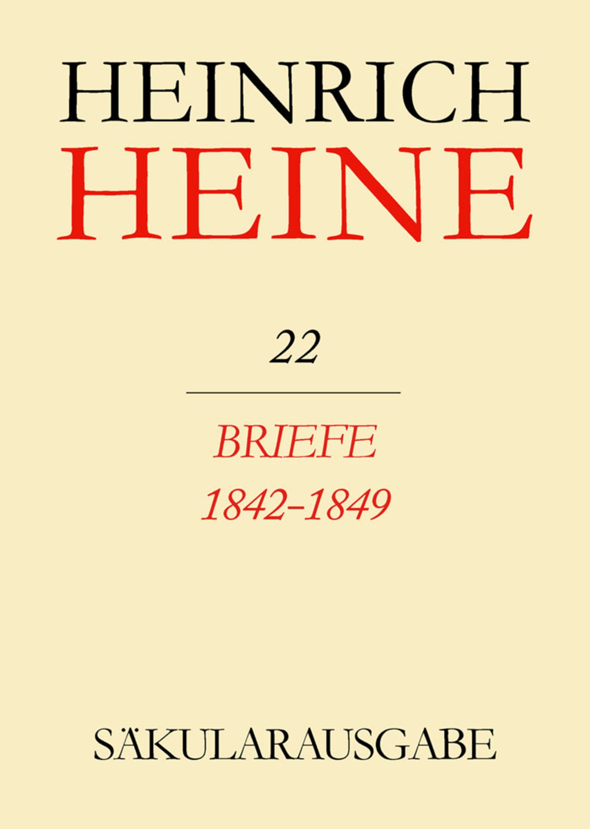Cover image for Briefe 1842-1849 ISBN 9783050022116