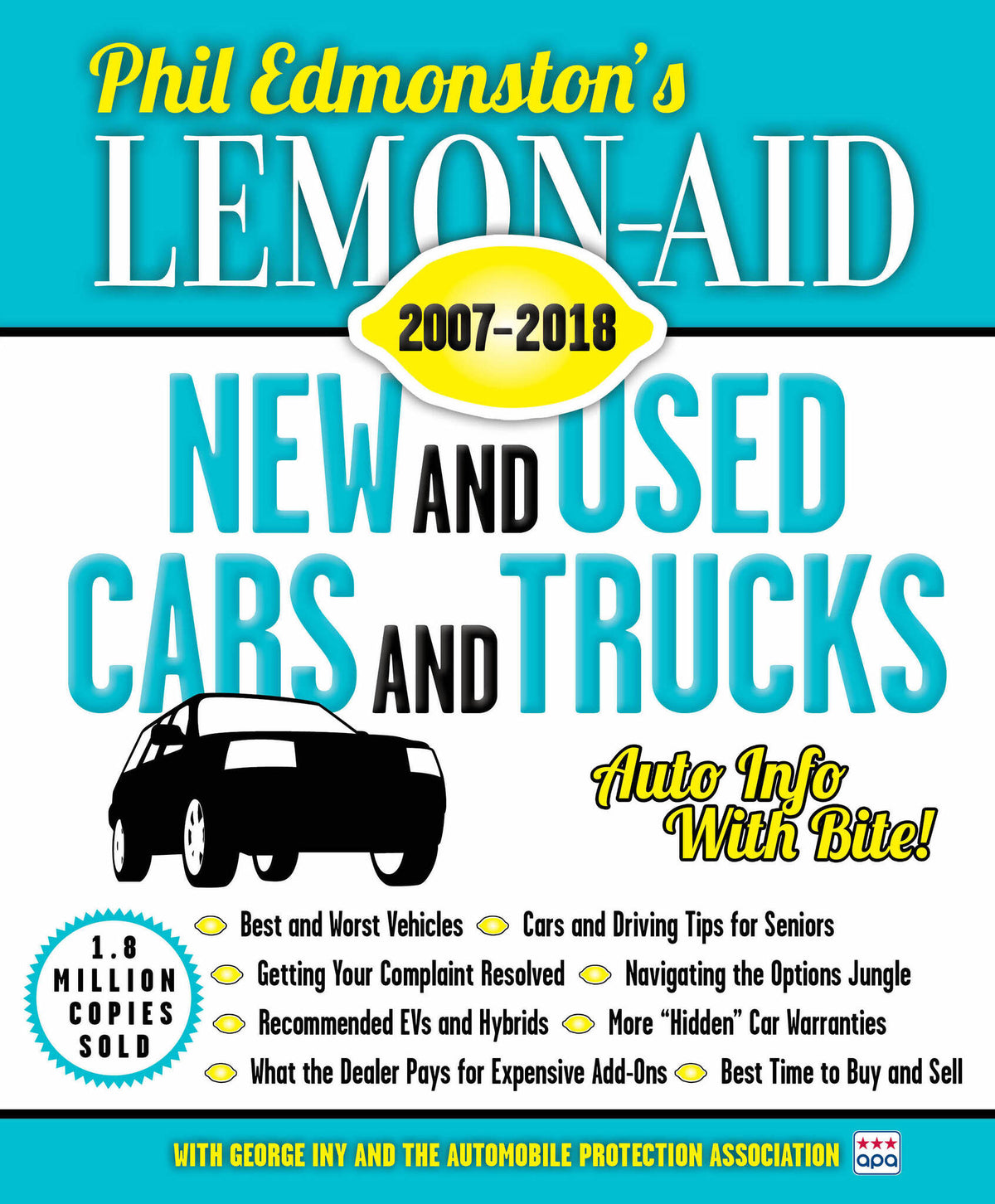 Cover image for Lemon-Aid New and Used Cars and Trucks 2007–2018 ISBN 9781459741157