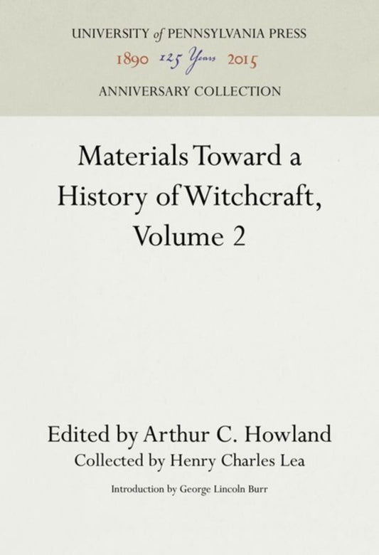 Materials Toward a History of Witchcraft, Volume 2