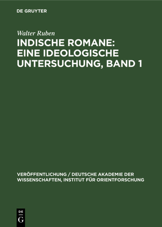 Einige Romane Bankim Chatterjees und Rabindranath Tagores