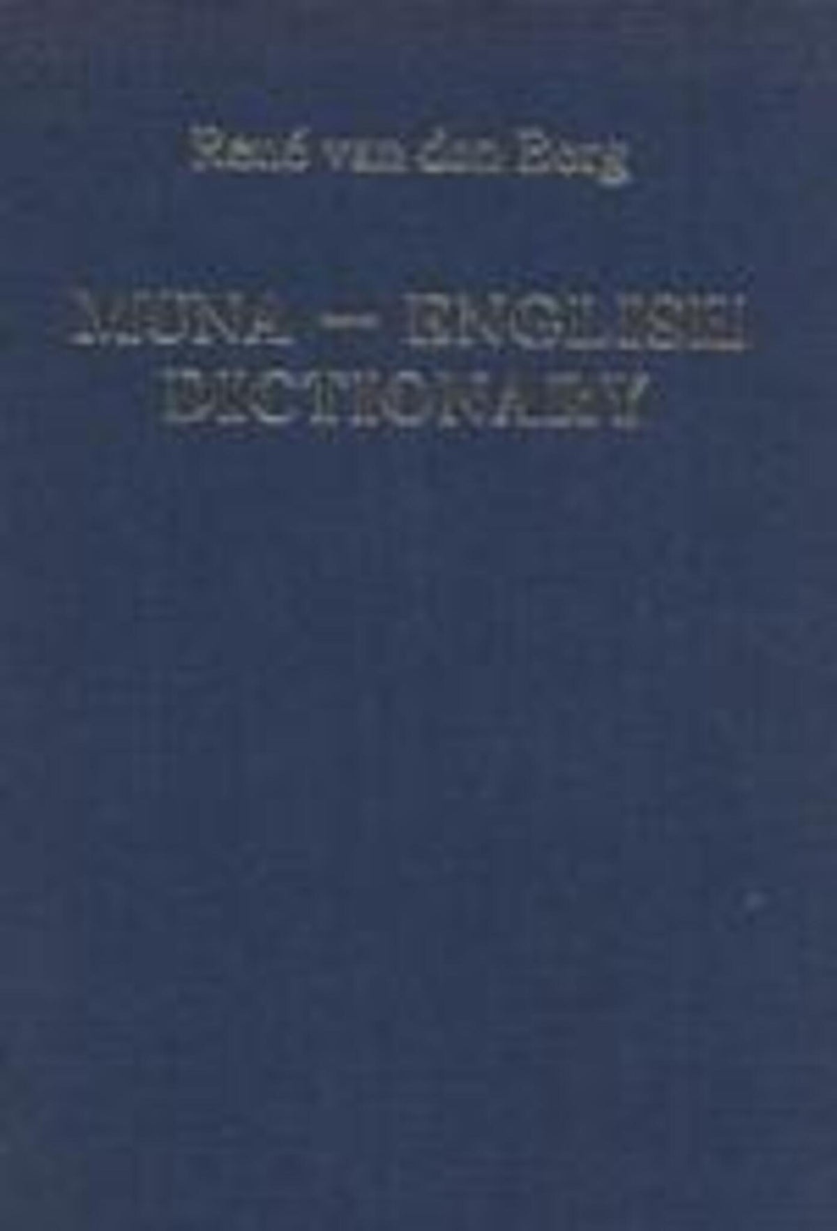 Muna-English Dictionary