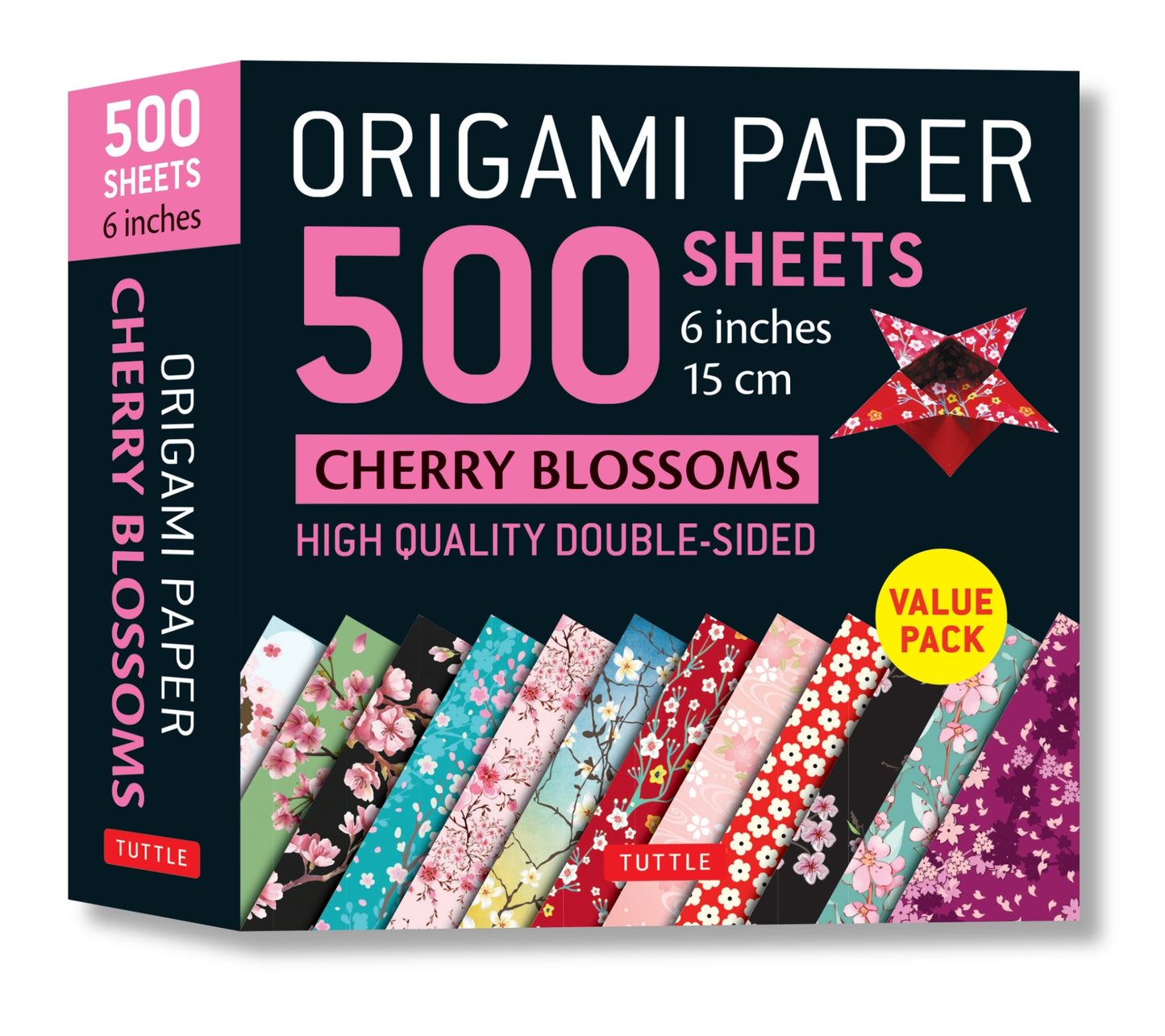 Origami Paper 500 sheets Cherry Blossoms 6" (15 cm)
