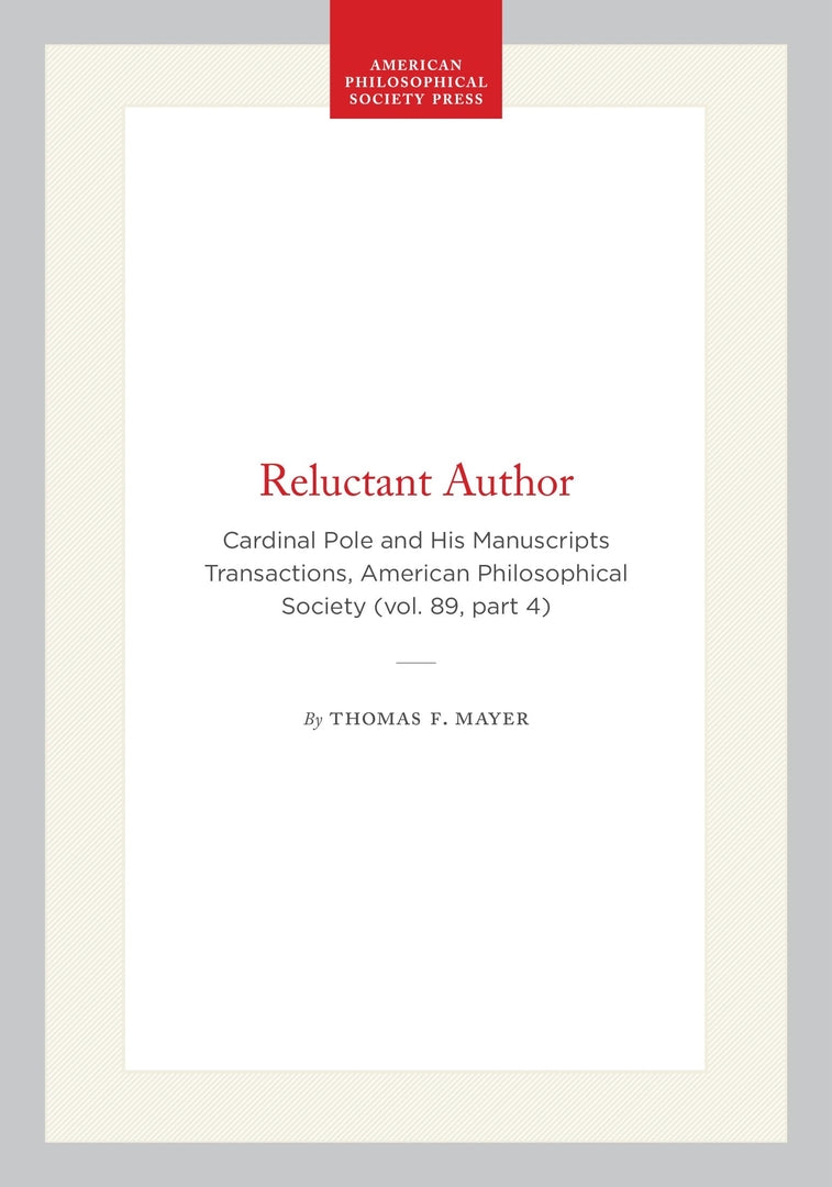 Cover image for Reluctant Author ISBN 9780871698940