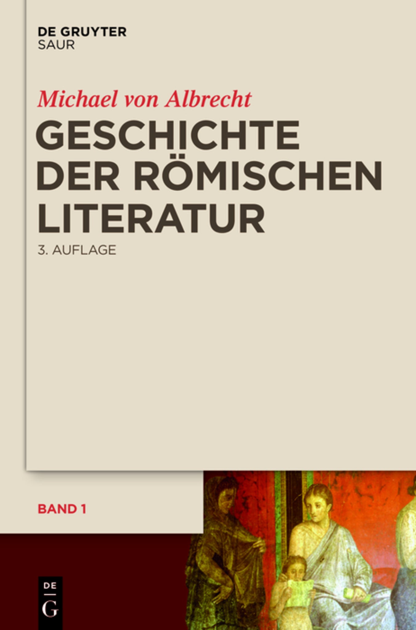 Cover image for Geschichte der römischen Literatur ISBN 9783110265255