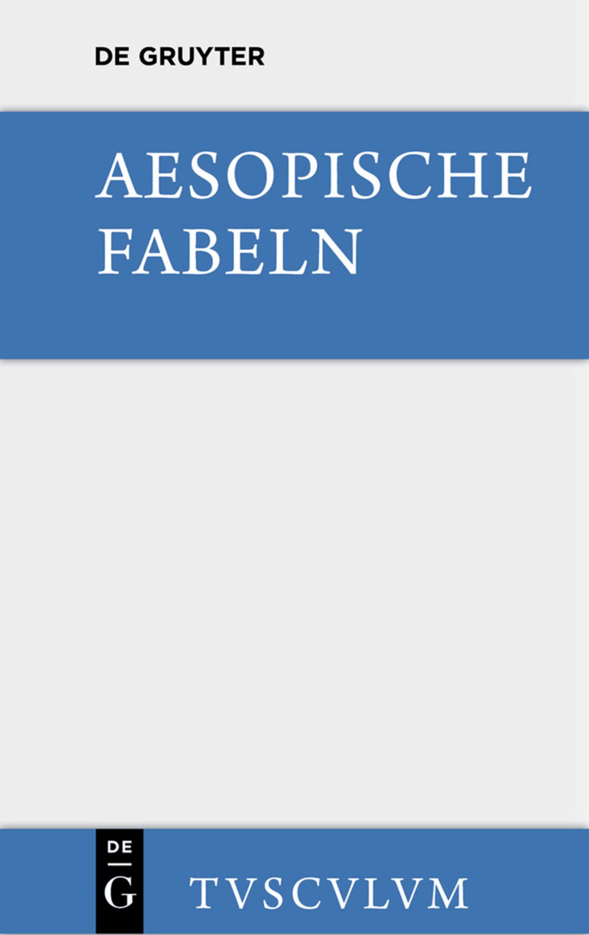 Cover image for Aesopische Fabeln ISBN 9783110360400