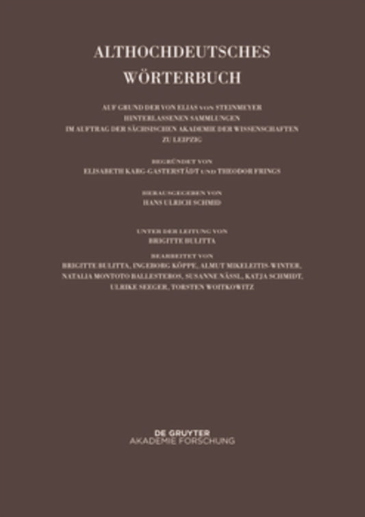 Band VII: O – R. 1. und 2. Lieferung (o bis ouga)