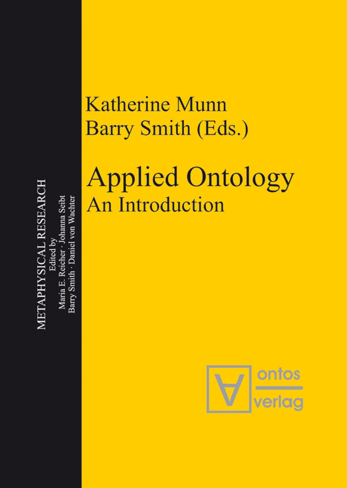 Cover image for Applied Ontology ISBN 9783110324501