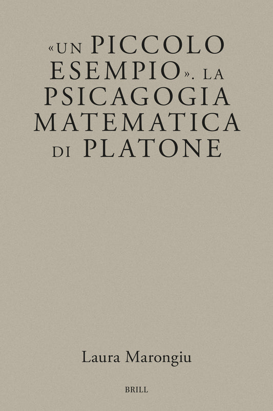 Un piccolo esempio. La psicagogia matematica di Platone