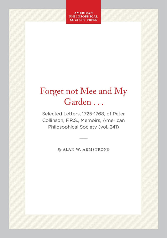 Forget not Mee and My Garden . . .