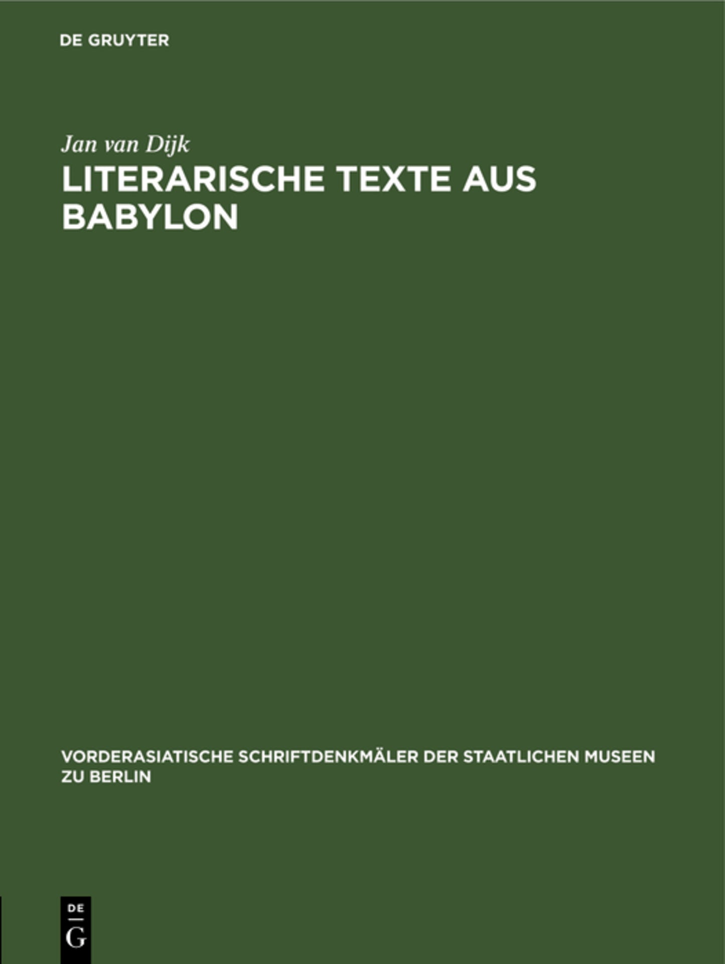 Literarische Texte aus Babylon