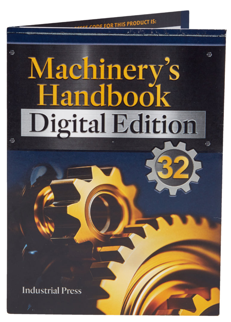 Cover image for Machinery's Handbook 32 Digital Edition ISBN 9780831139322