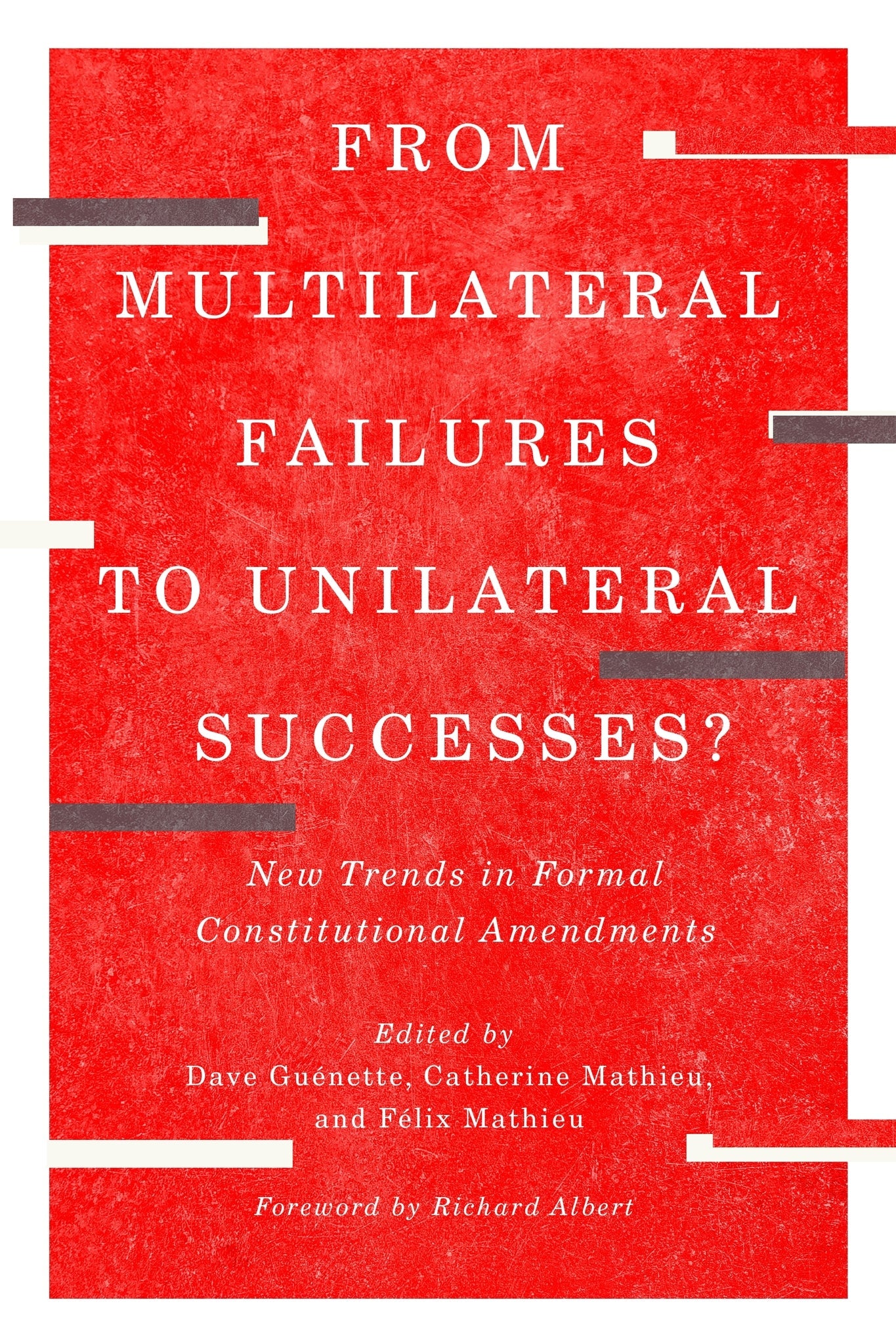 Cover image for From Multilateral Failures to Unilateral Successes? ISBN 9780228028680