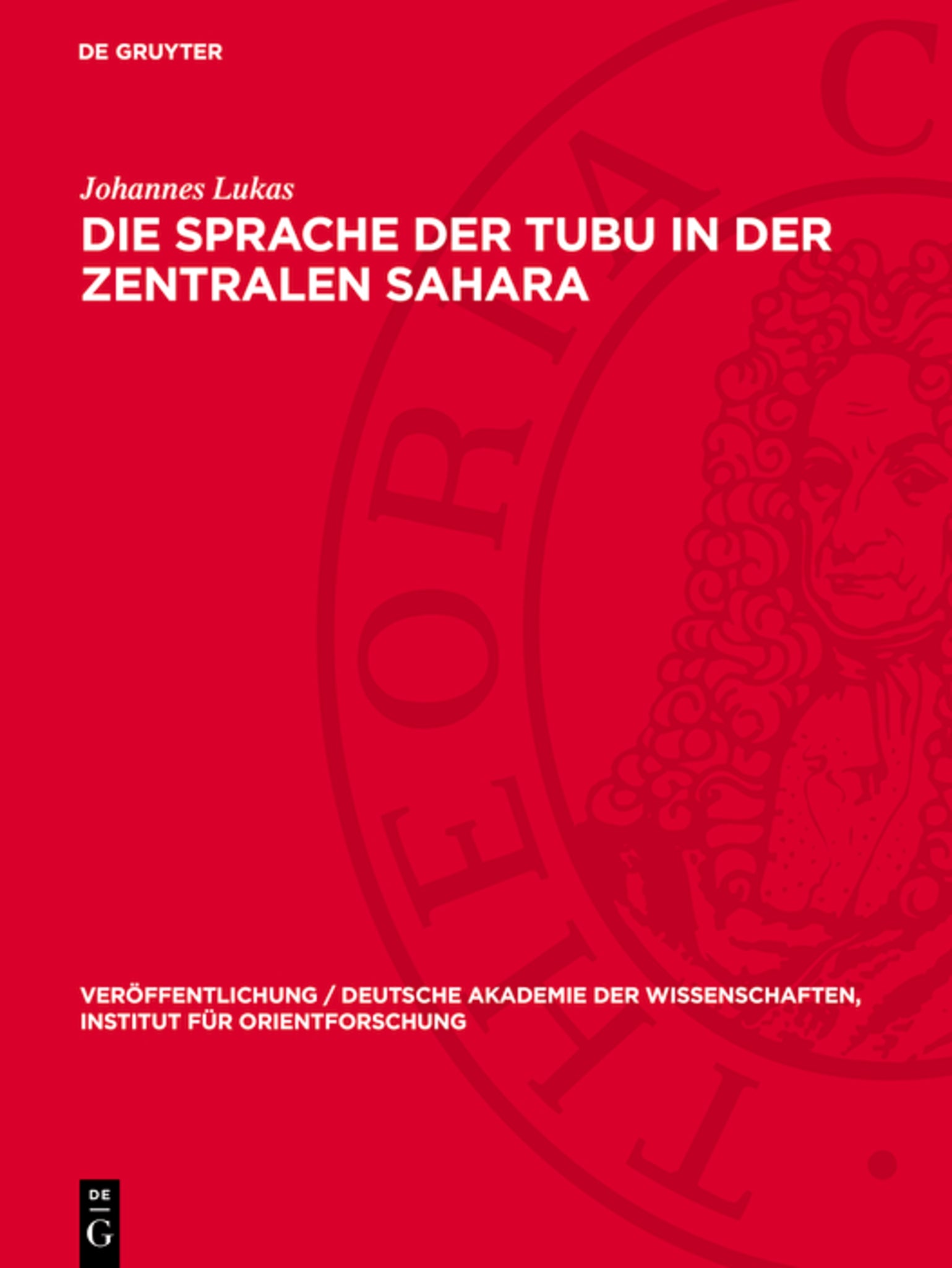 Die Sprache der Tubu in der Zentralen Sahara
