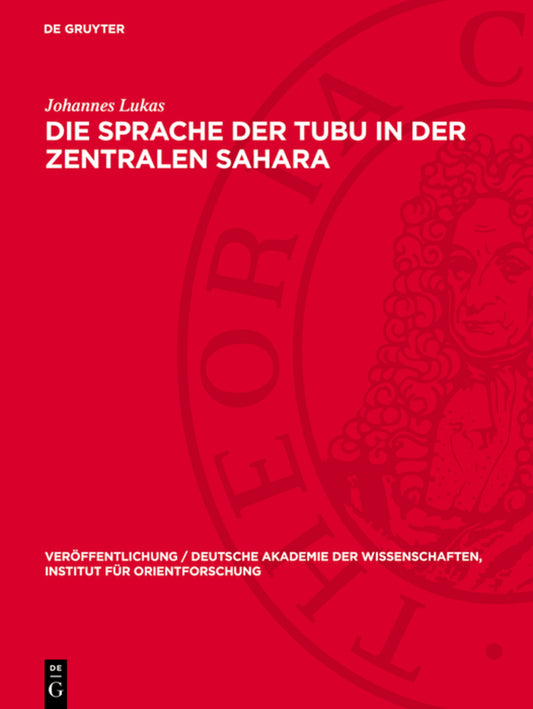 Die Sprache der Tubu in der Zentralen Sahara