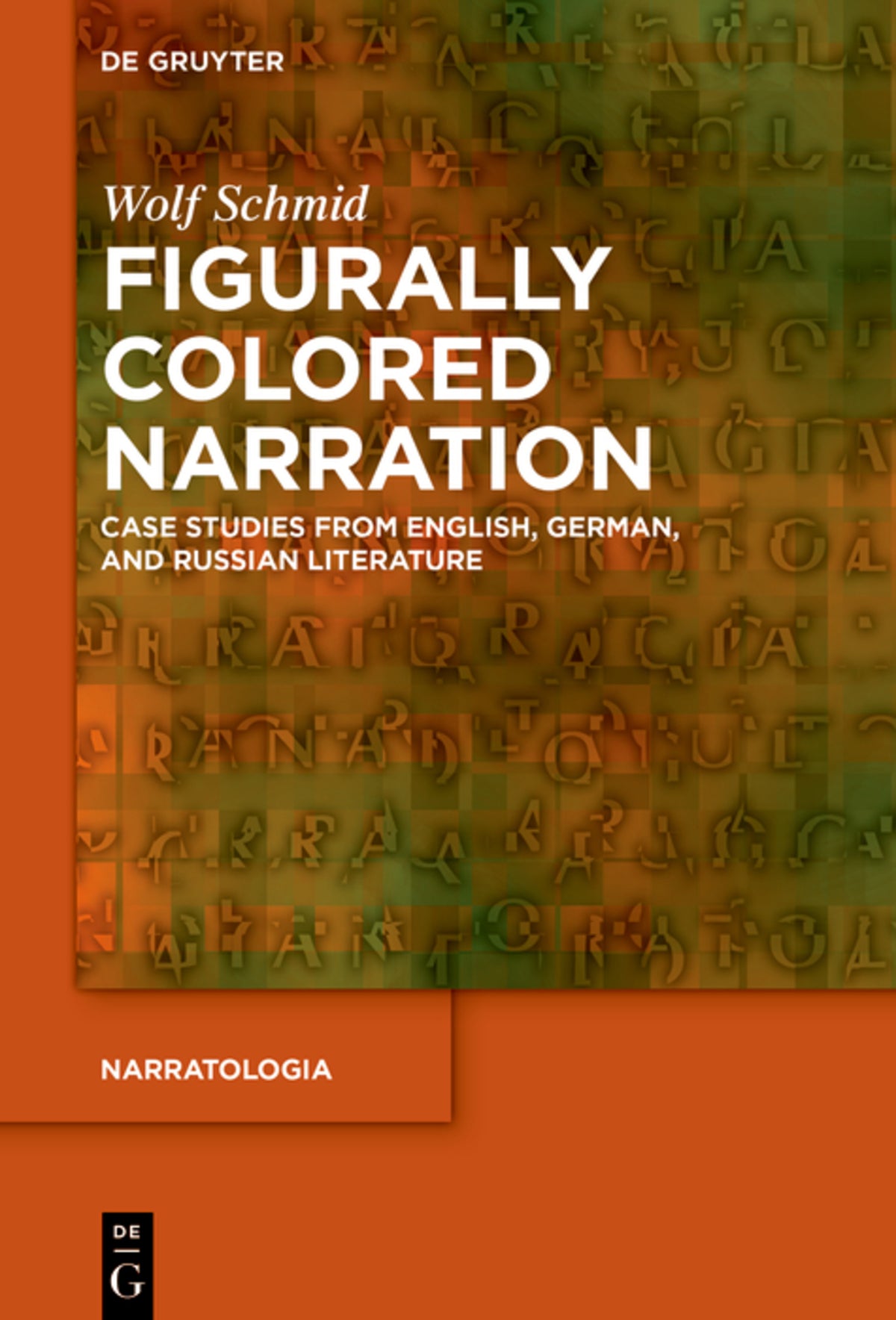 Cover image for Figurally Colored Narration ISBN 9783111357980