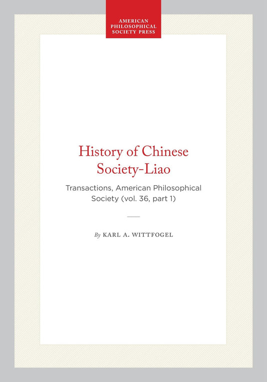 History of Chinese Society-Liao