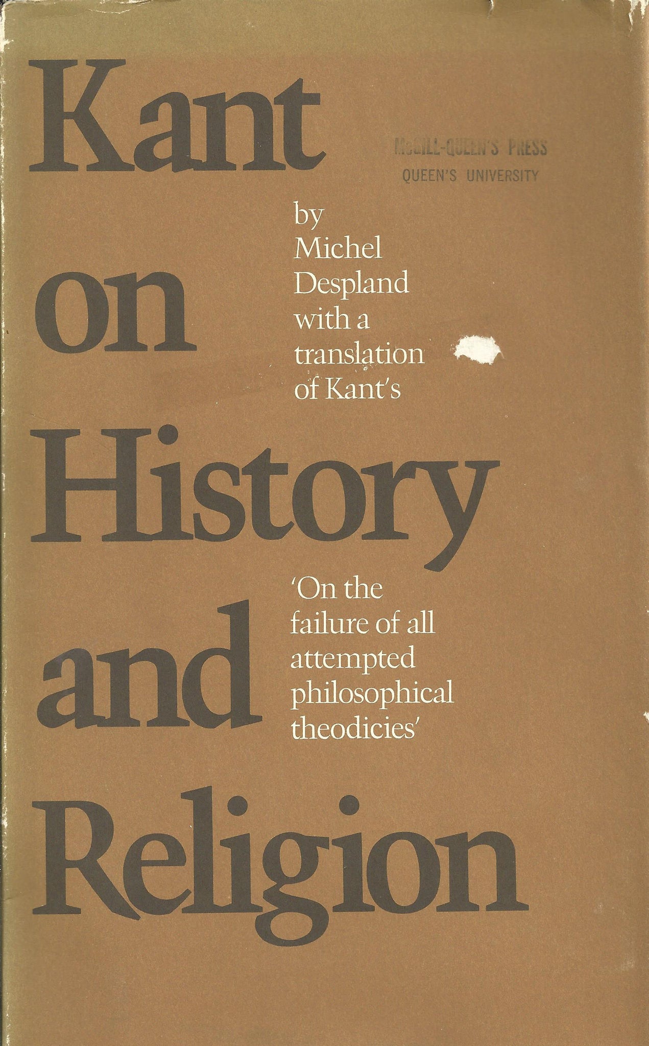 Kant on History and Religion