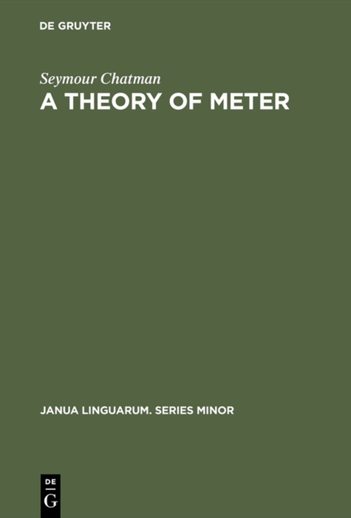 A Theory of Meter