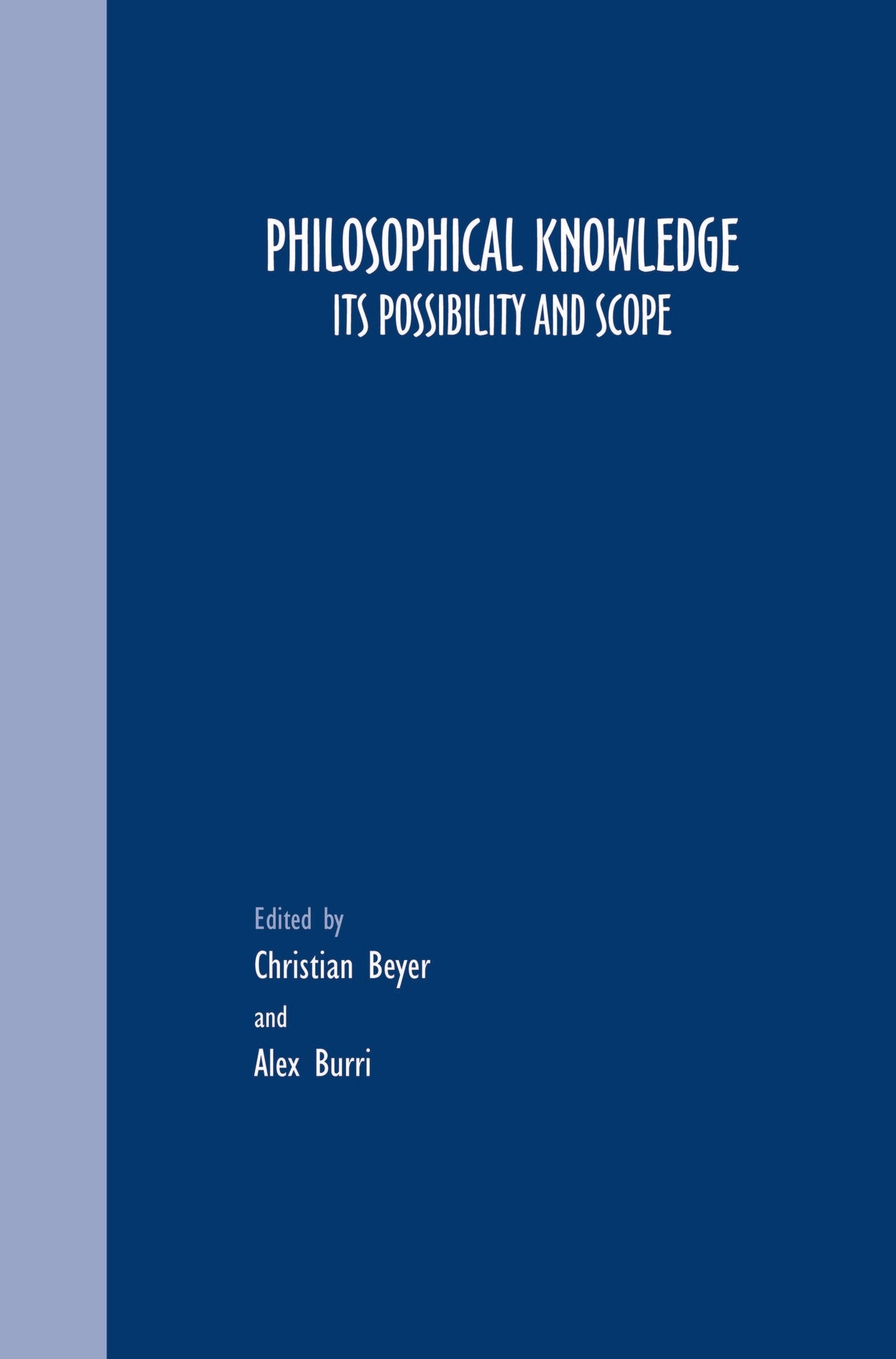Philosophical Knowledge