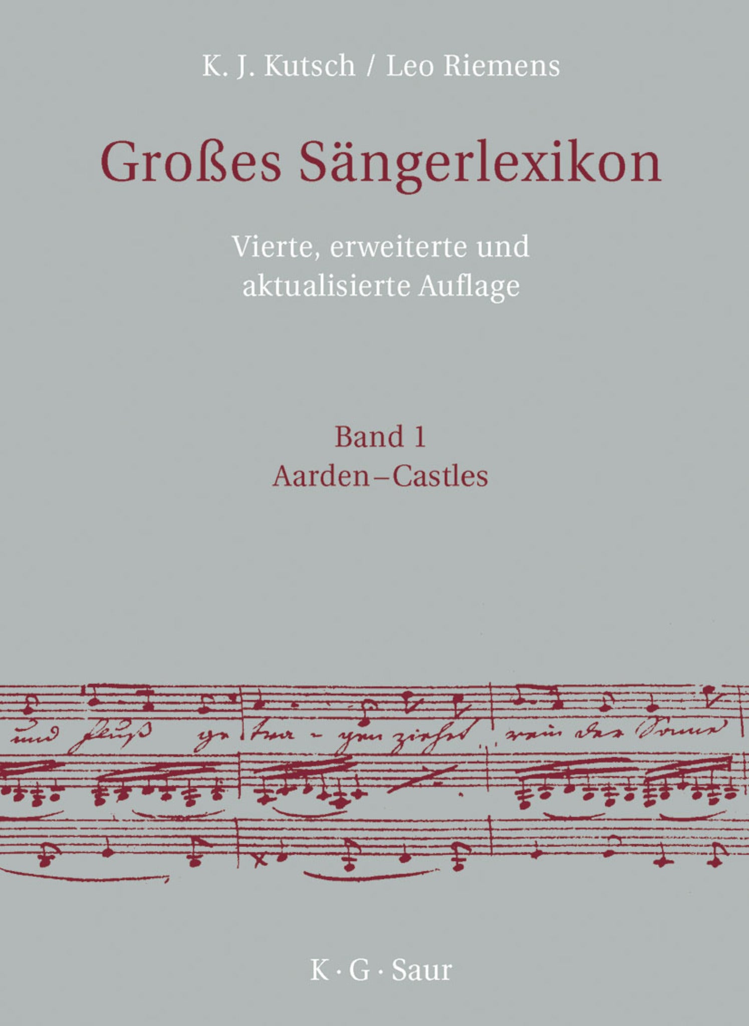 Großes Sängerlexikon