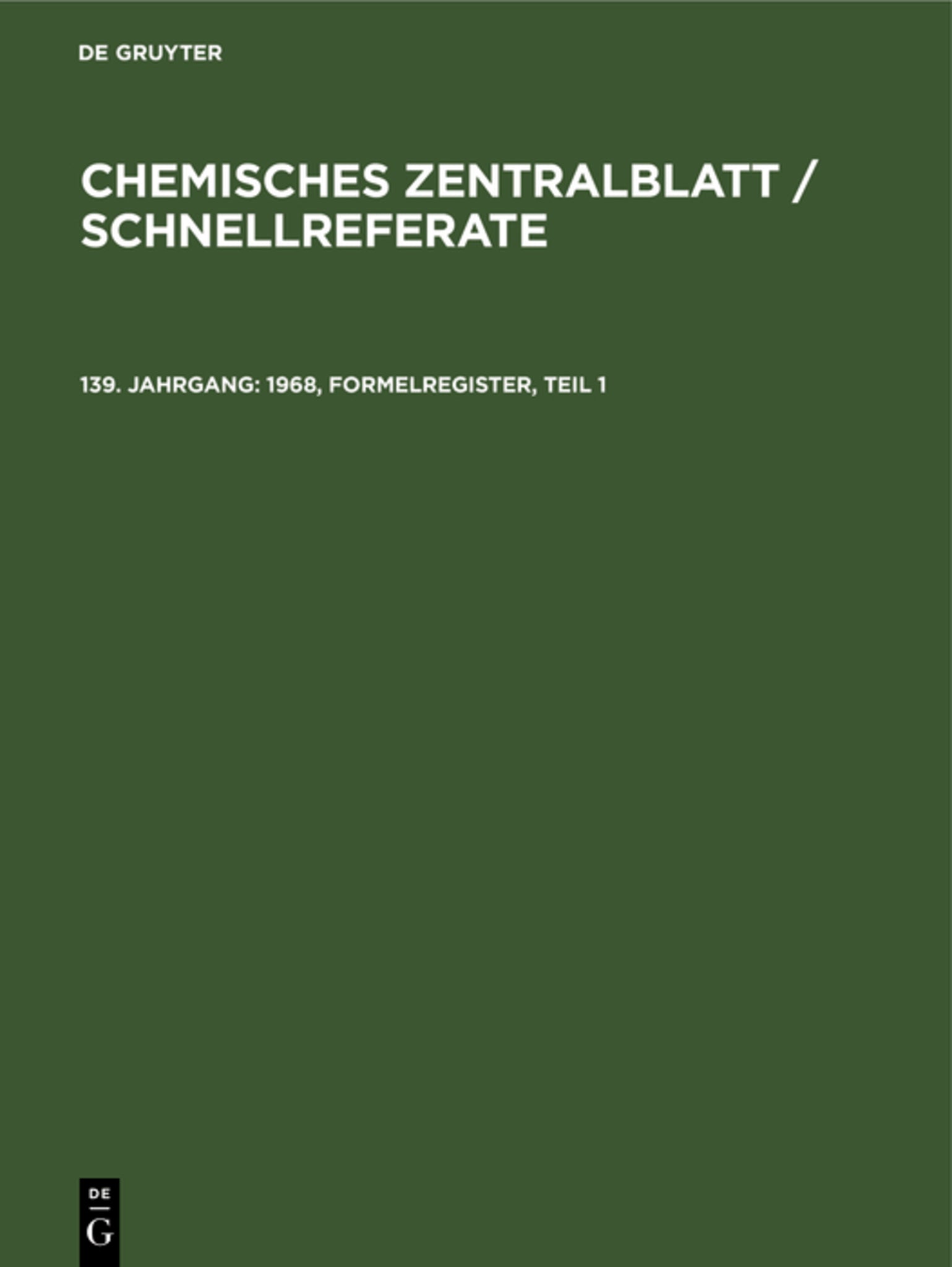 1968, Formelregister, Teil 1