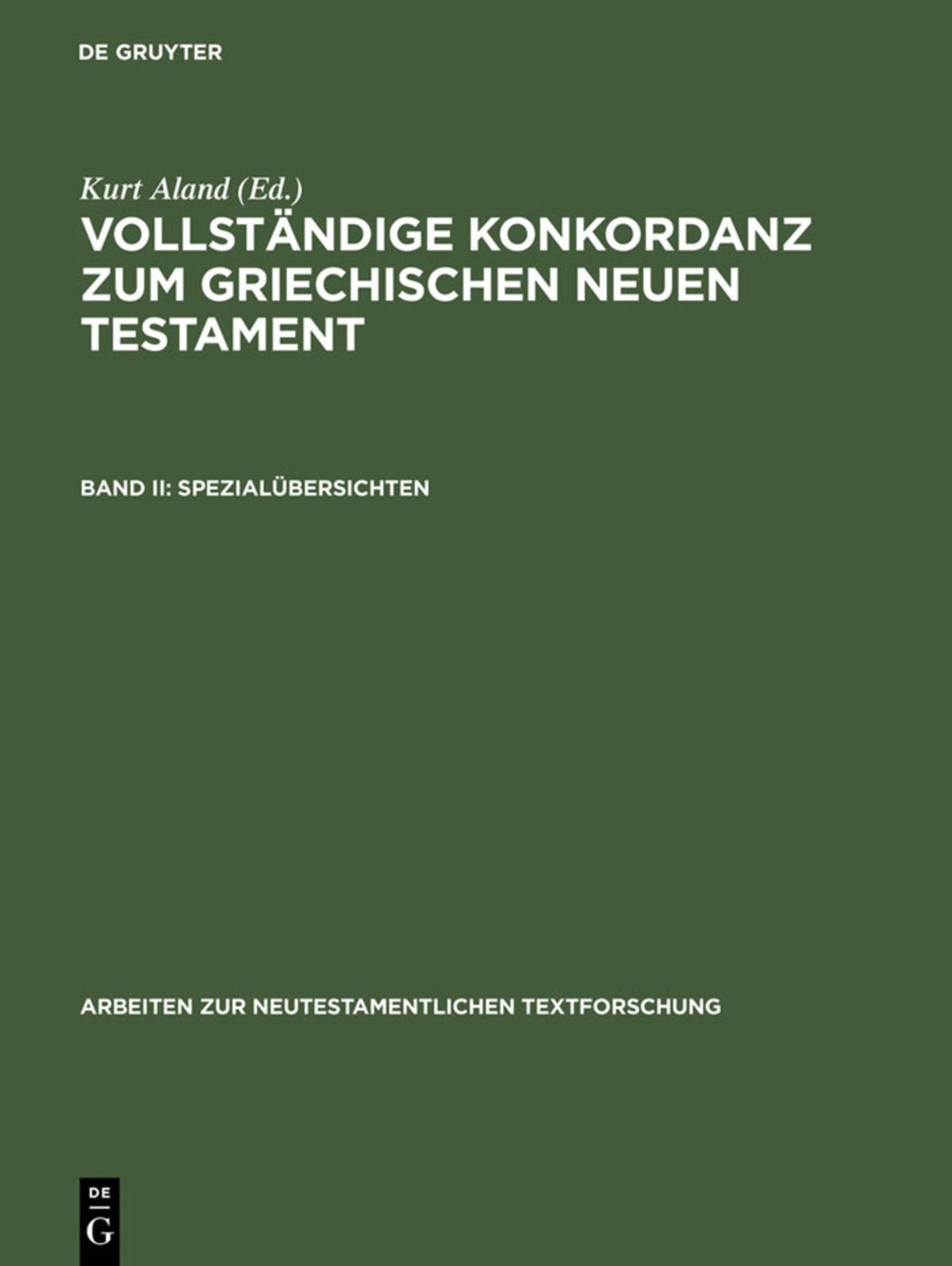 Spezialübersichten