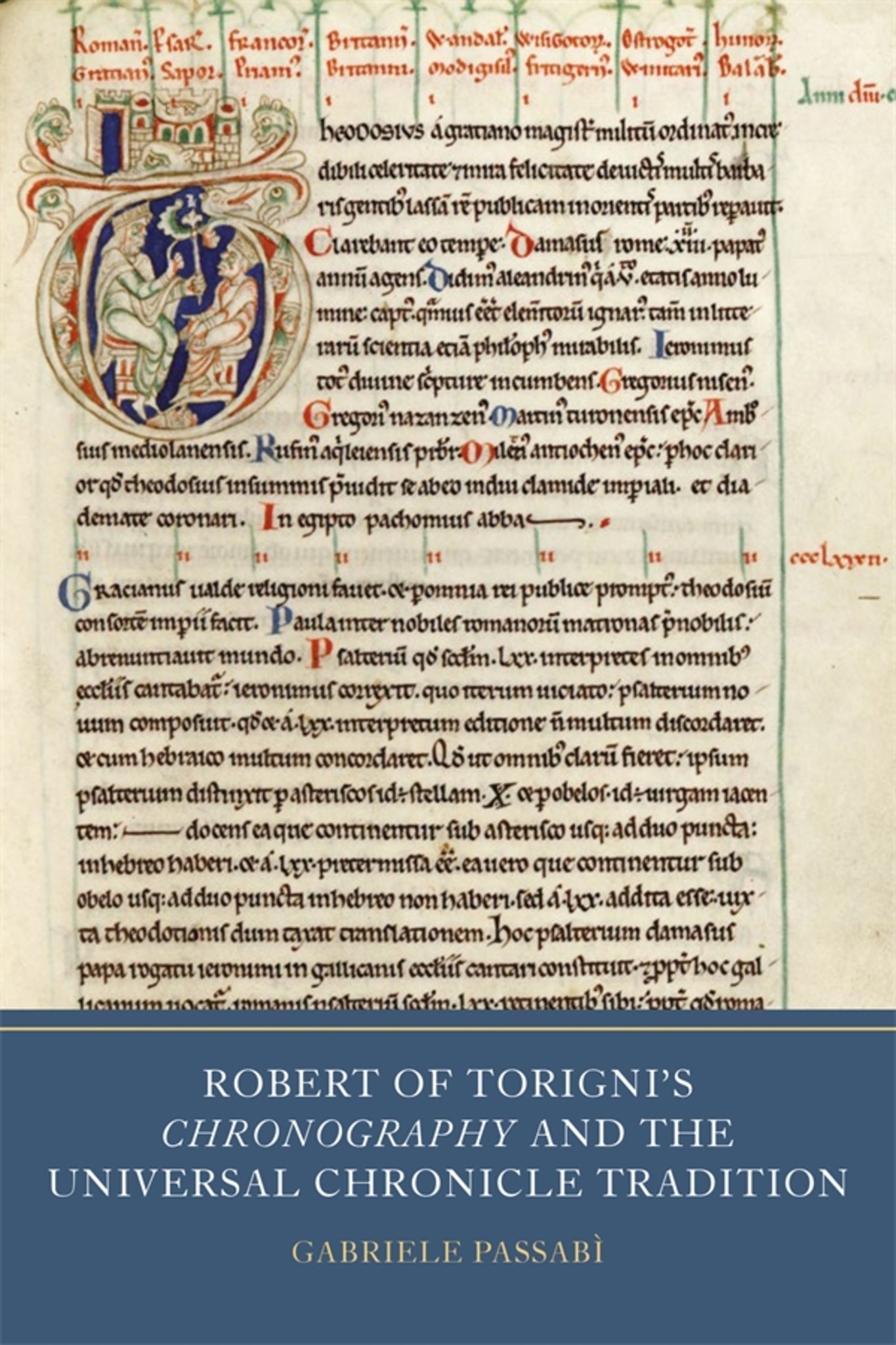 Cover image for Robert of Torigni's Chronography and the Universal Chronicle Tradition ISBN 9781914049323