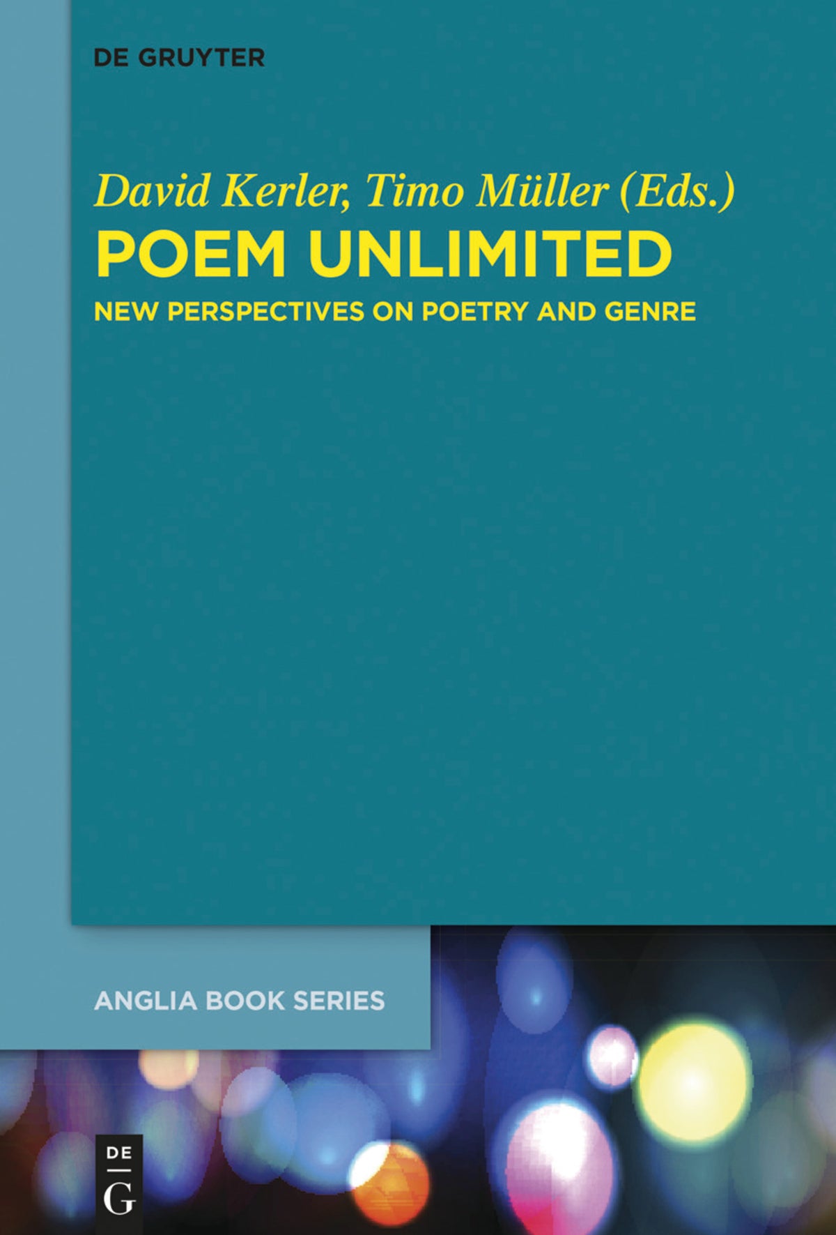 Cover image for Poem Unlimited ISBN 9783110765953