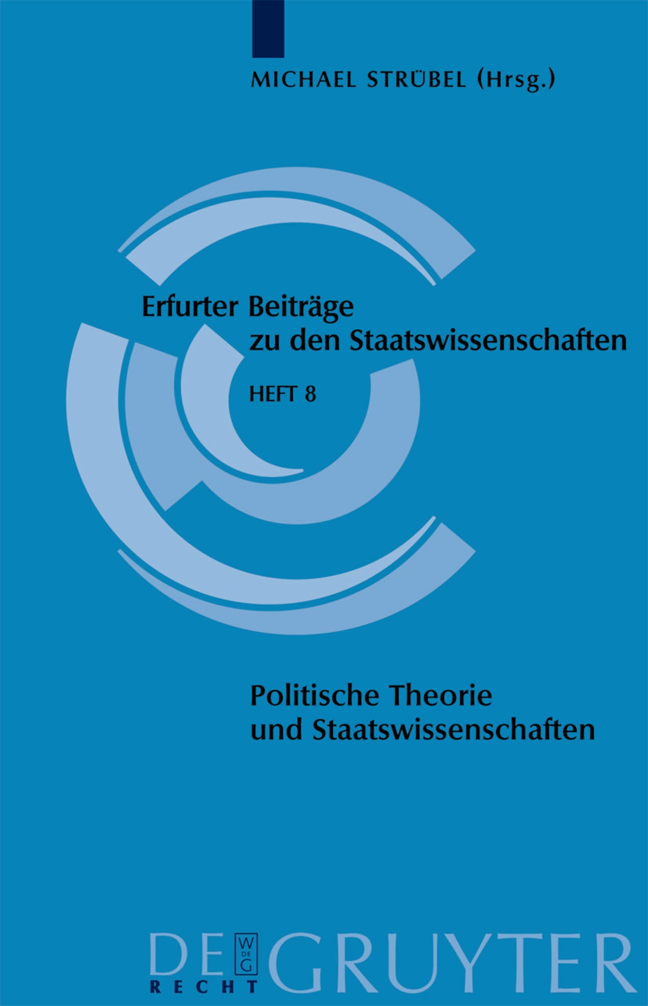 Cover image for Politische Theorie und Staatswissenschaften ISBN 9783899494785